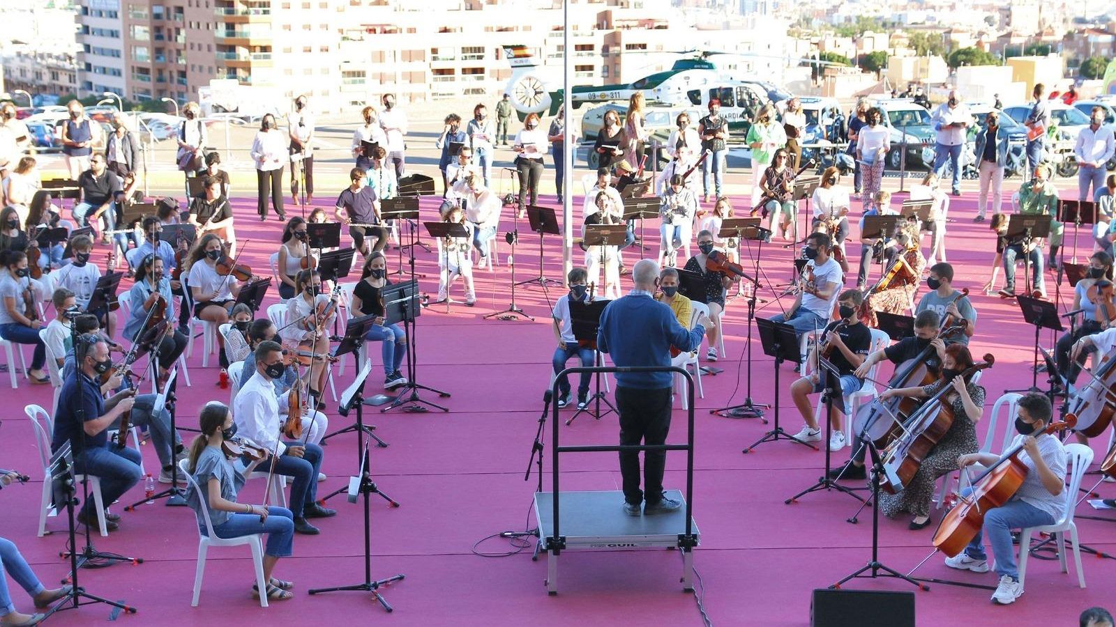 Michael Thomas fue el encargado de dirigir a las distintas orquestas y coros.