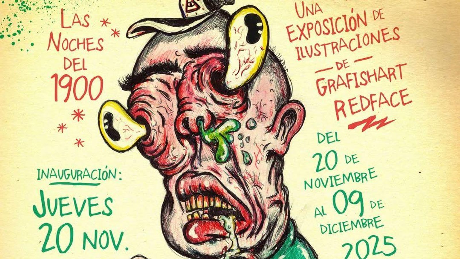 Cartel anunciador de la exposición 'Plofastemia'.