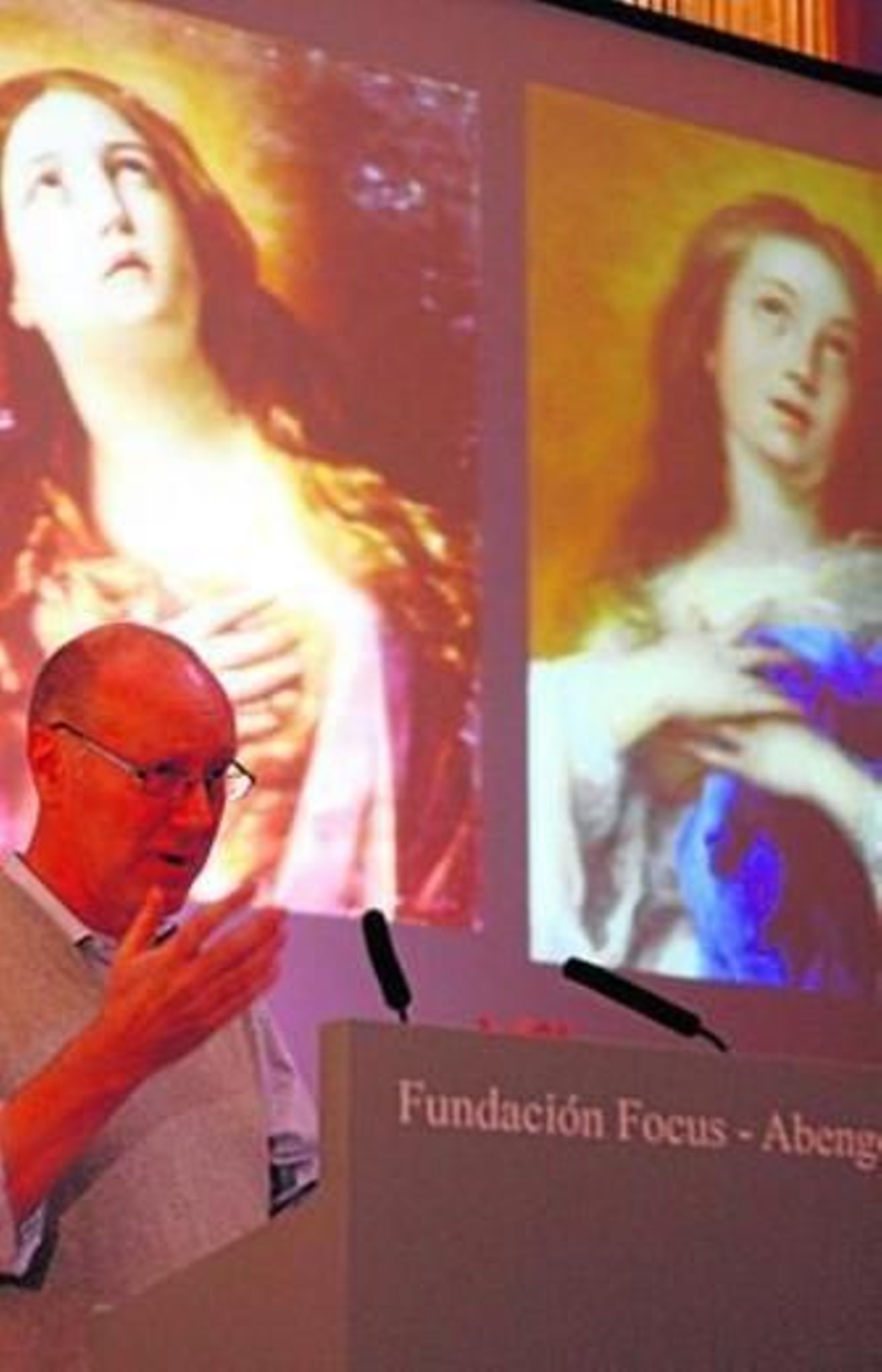 Peter Cherry, ayer en la Escuela de Barrlco.