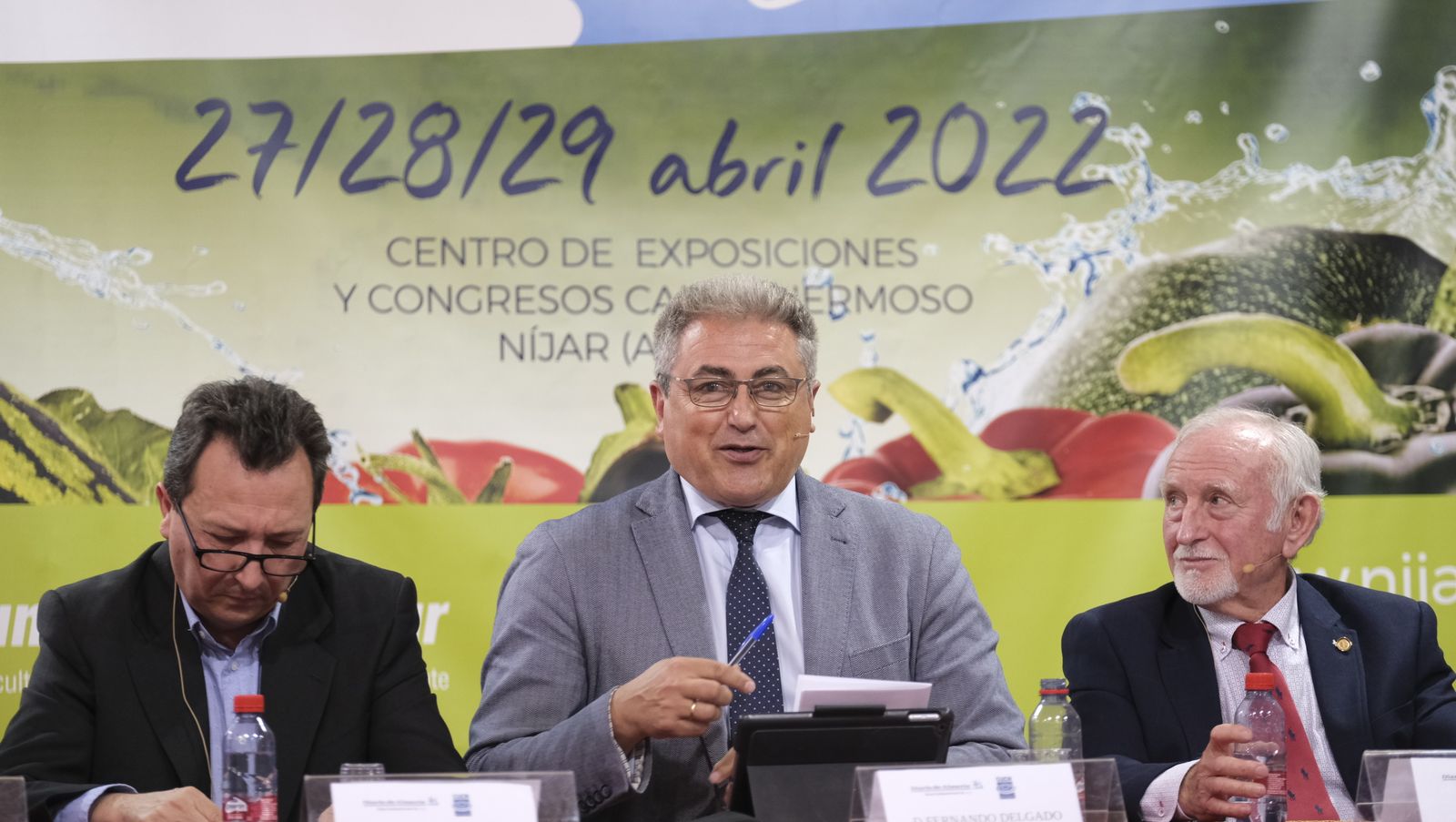 Imágenes de las jornadas de la CUCN sobre el agua en la Expolevante de Níjar.