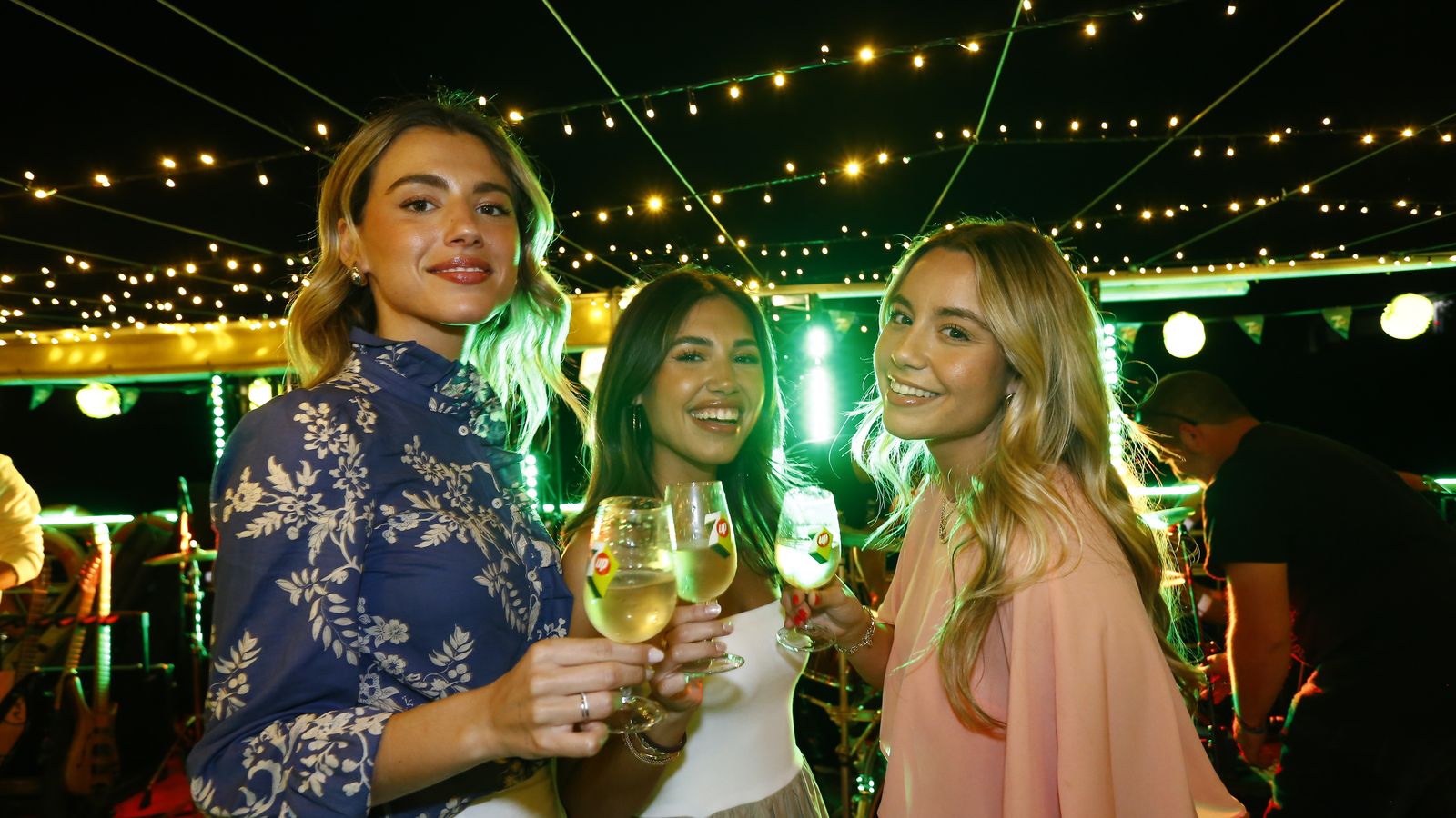 Algunas de las influencers a bordo