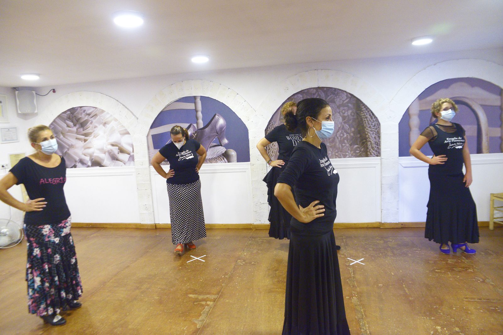 Fotos  de la academia de flamenco de Monika Bellido