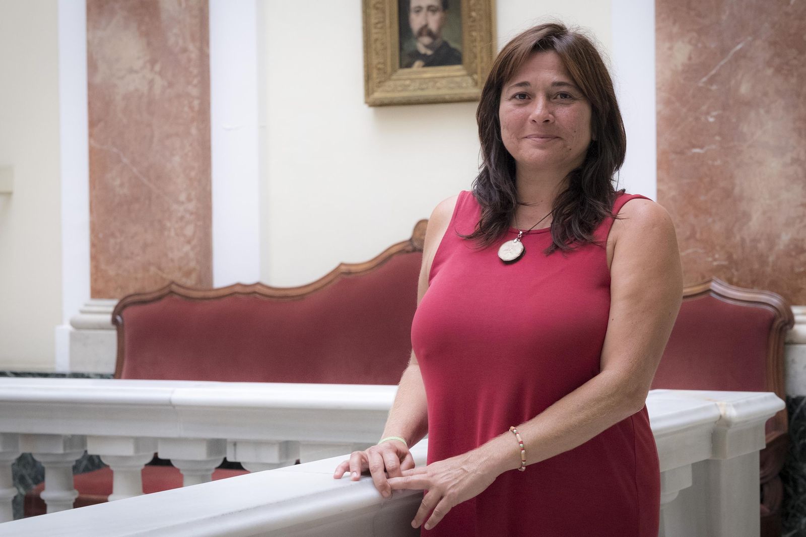 La concejala de Servicios Sociales, el pasado viernes en el Ayuntamiento