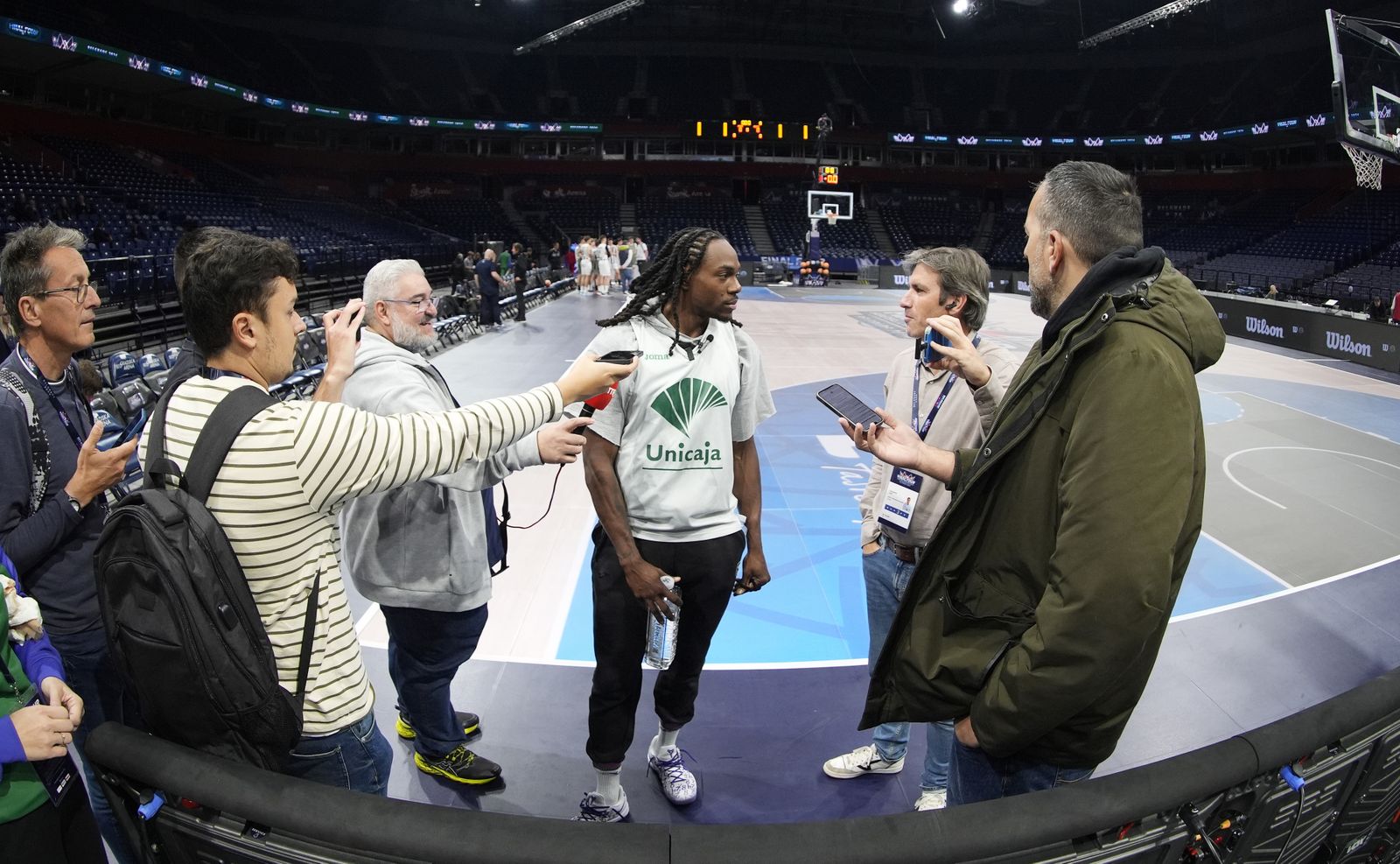 La sensación del Unicaja sobre la novedosa pista del Belgrado Arena