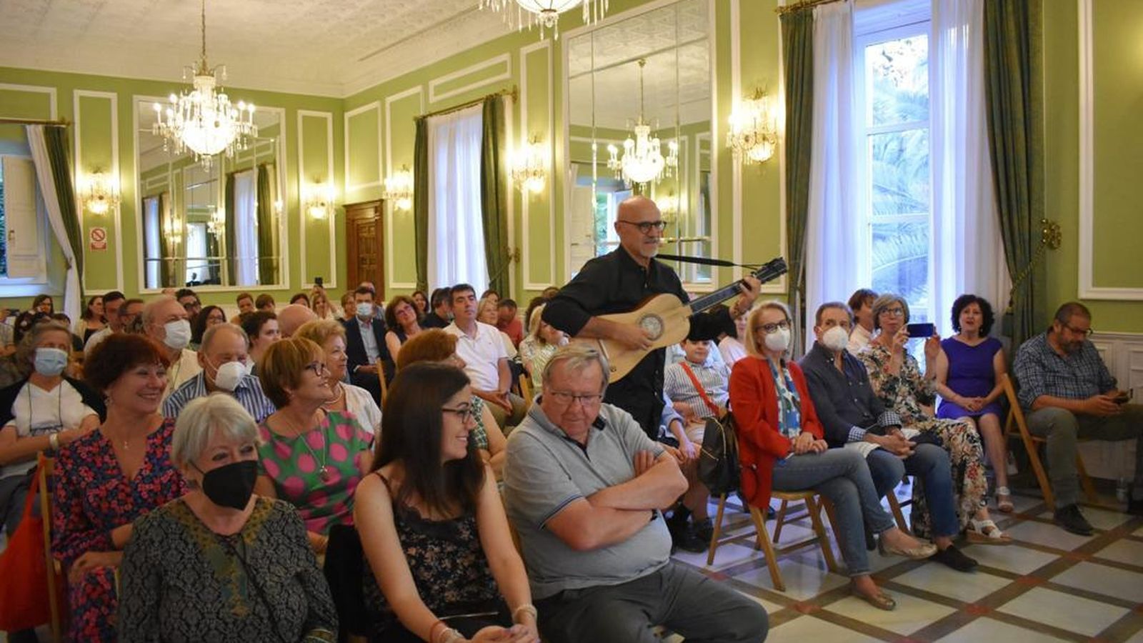Uno de los momentos del concierto.