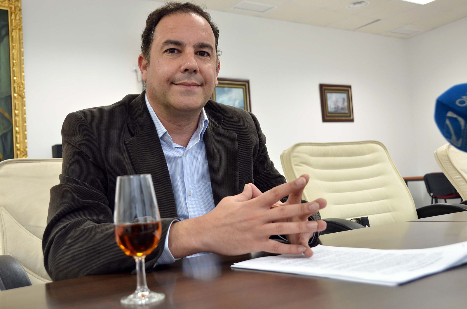 José María Castaño, durante un acto en Jerez.