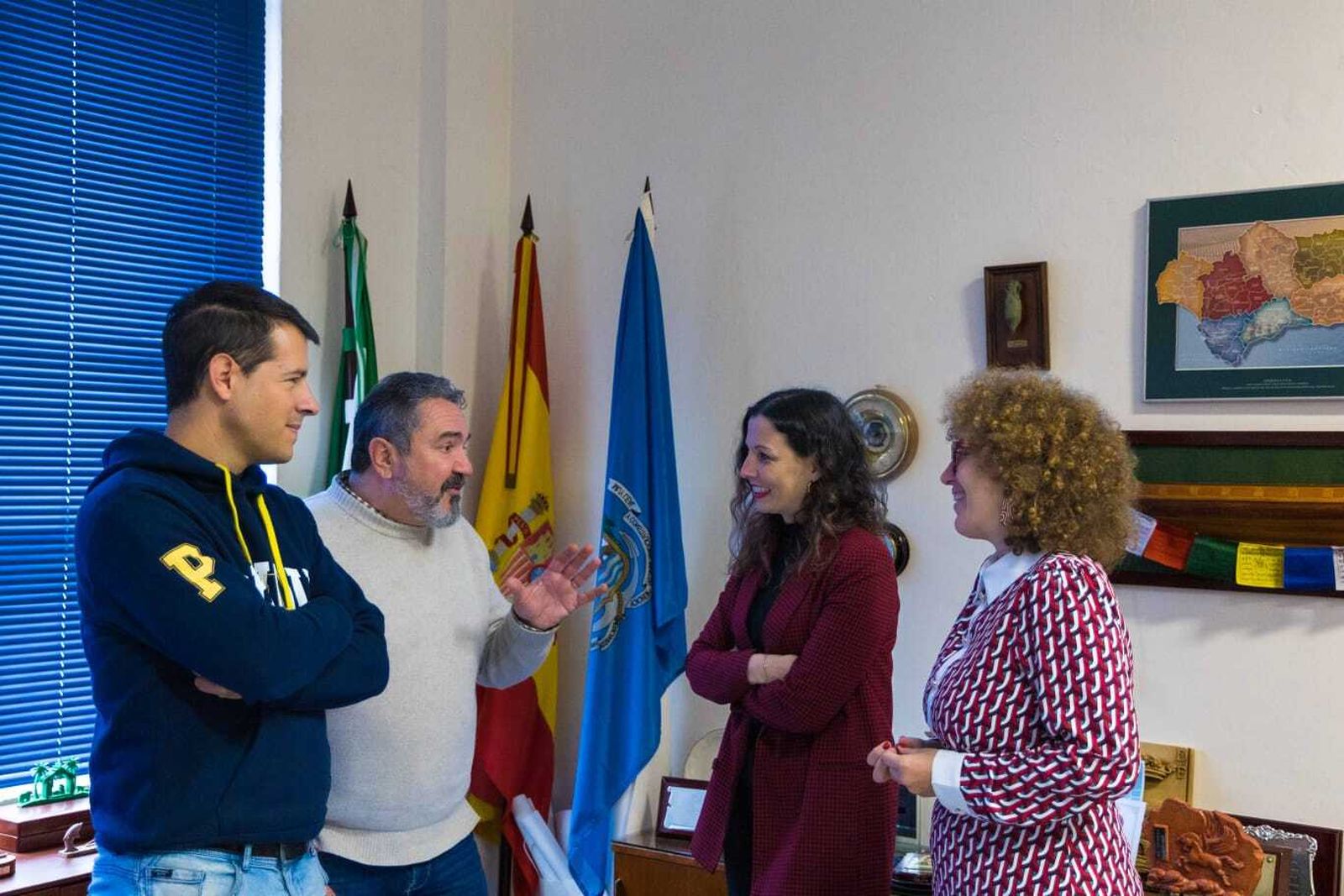 Visita municipal al IES Isla de León.