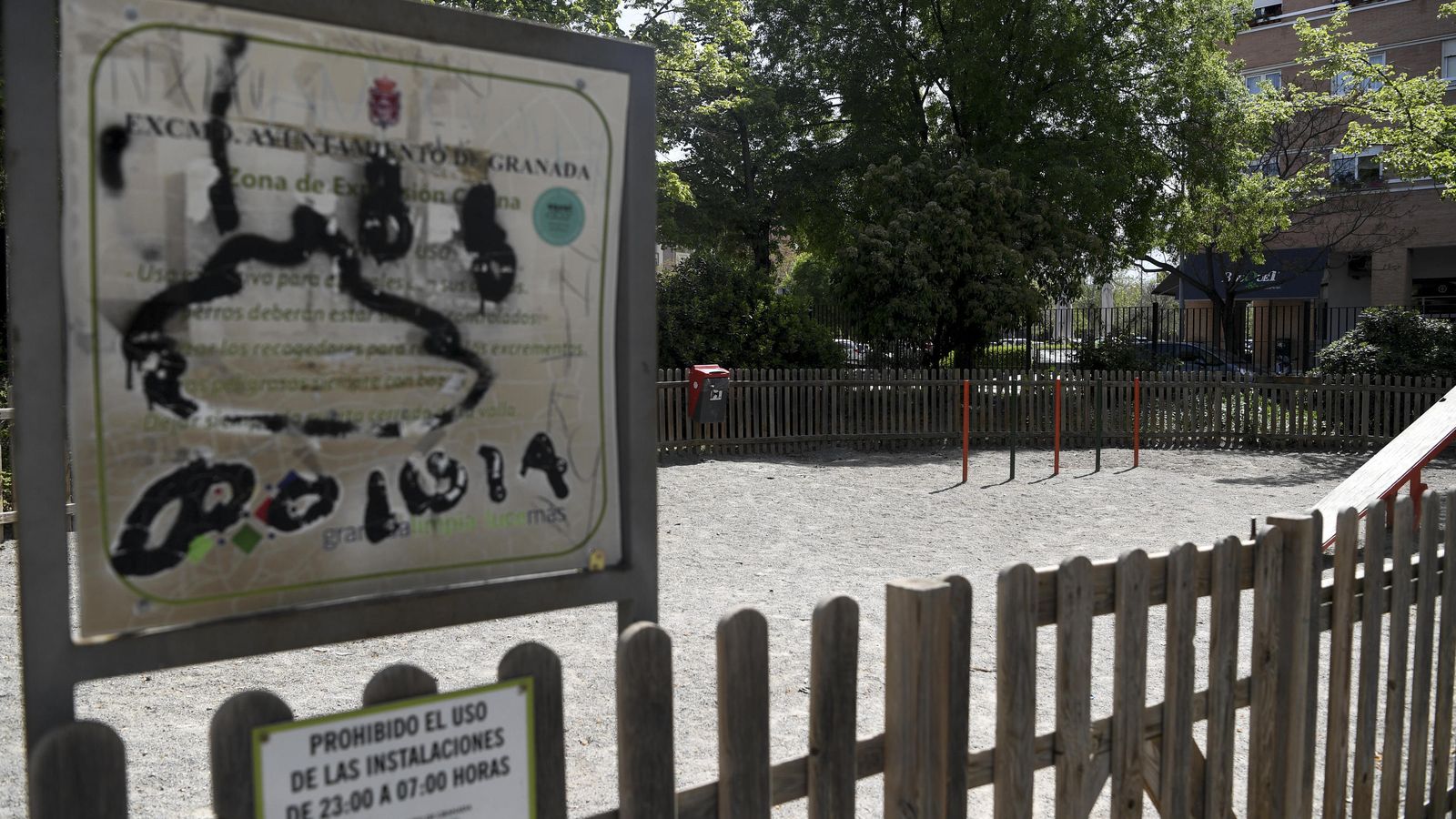 Uno de los pipicanes de la ciudad