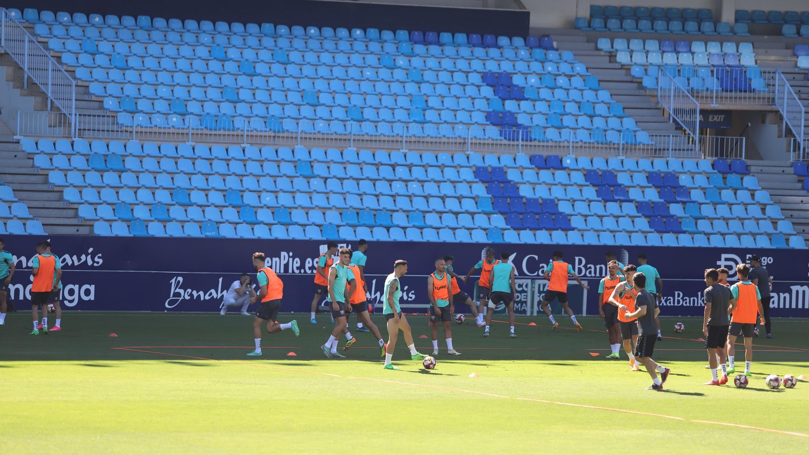 Las fotos del último entrenamiento del Málaga de la temporada