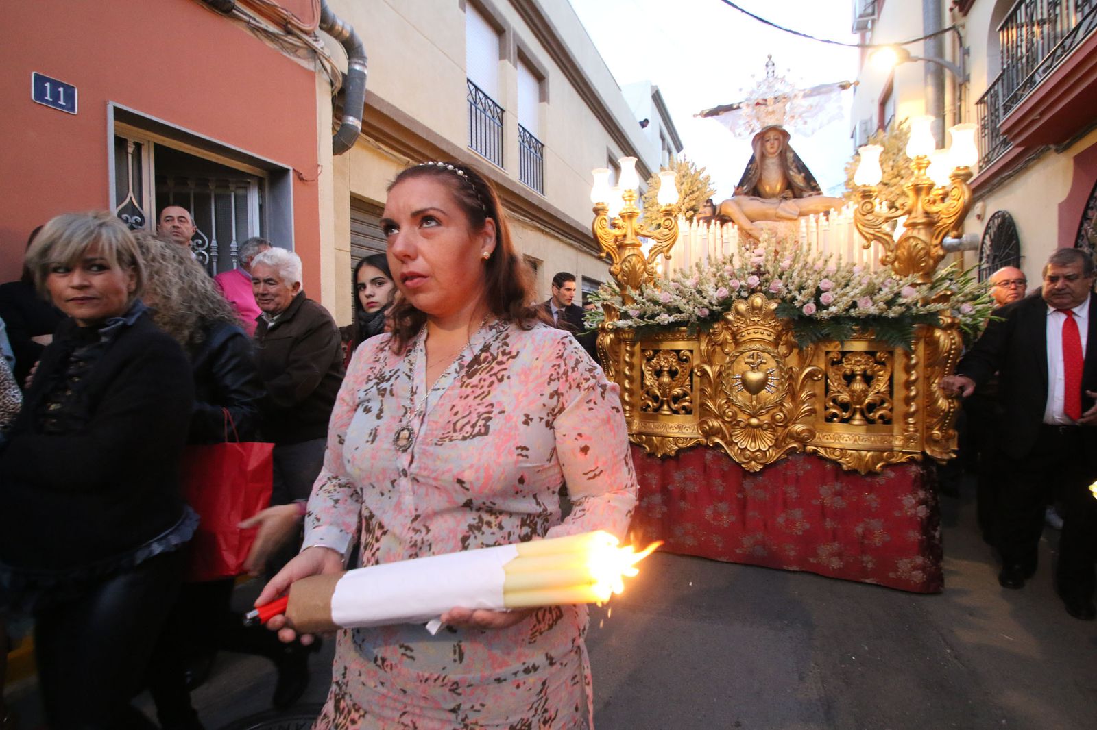 Procesión de la Virgen de las Angustias.