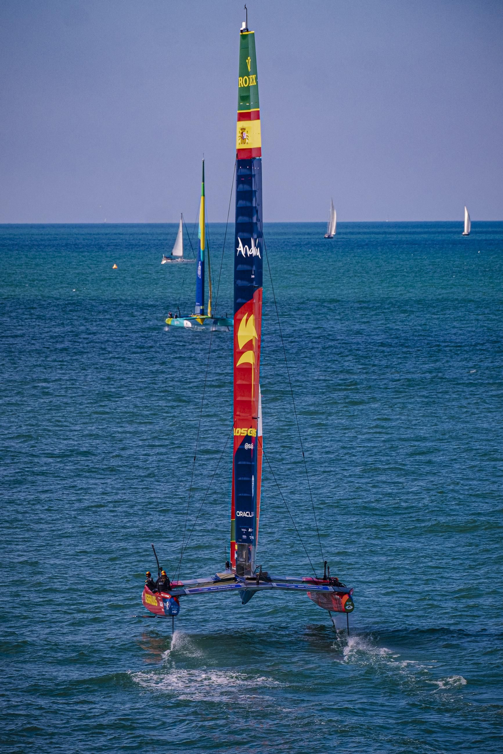 Las imágenes que dejó en Cádiz el domingo de Sail GP