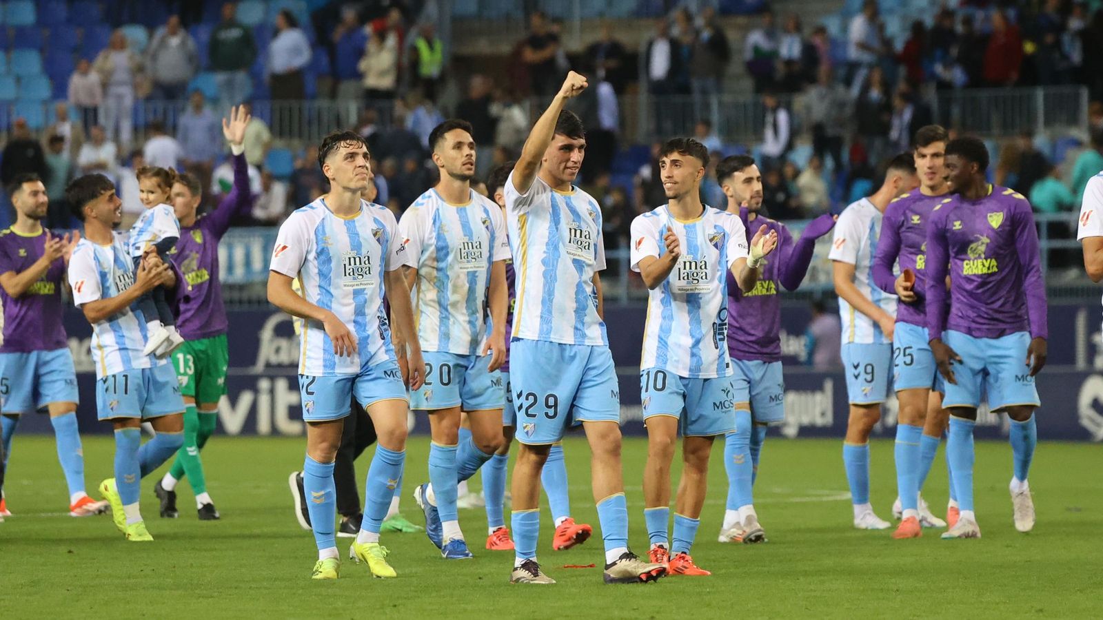 Las fotos del Málaga CF-Cartagena
