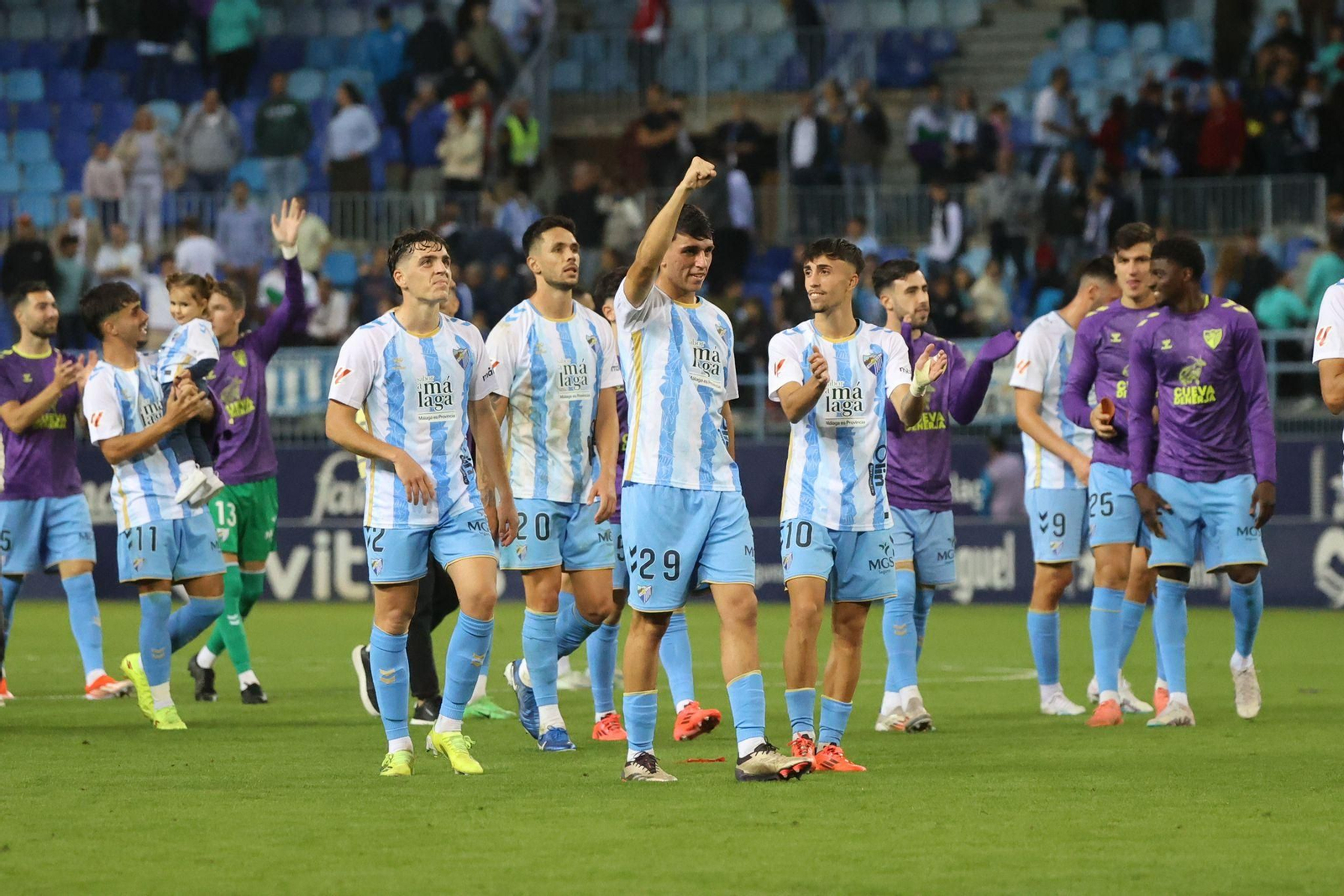 Las fotos del Málaga CF-Cartagena
