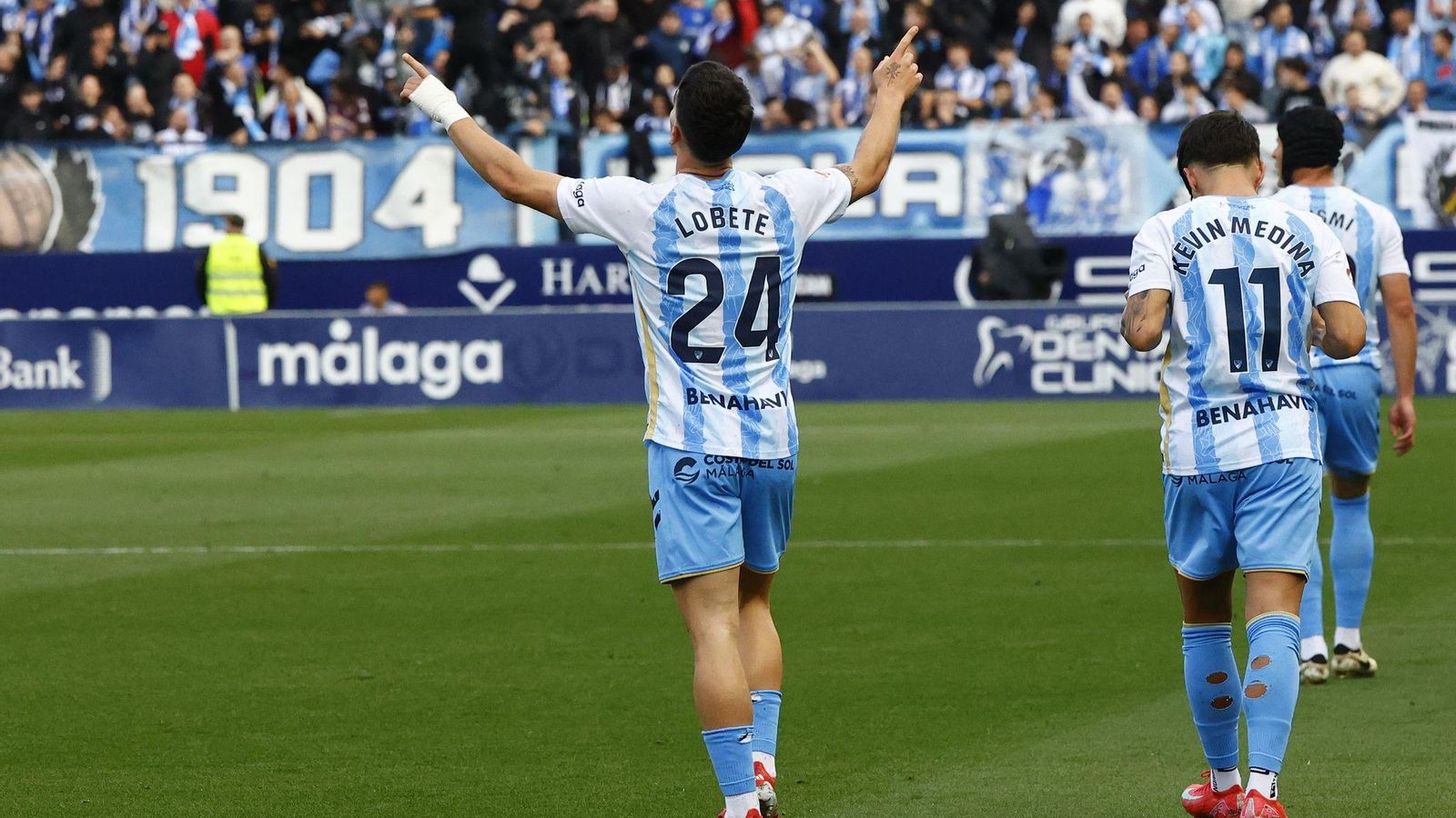 El Málaga CF-Racing de Ferrol, en fotos