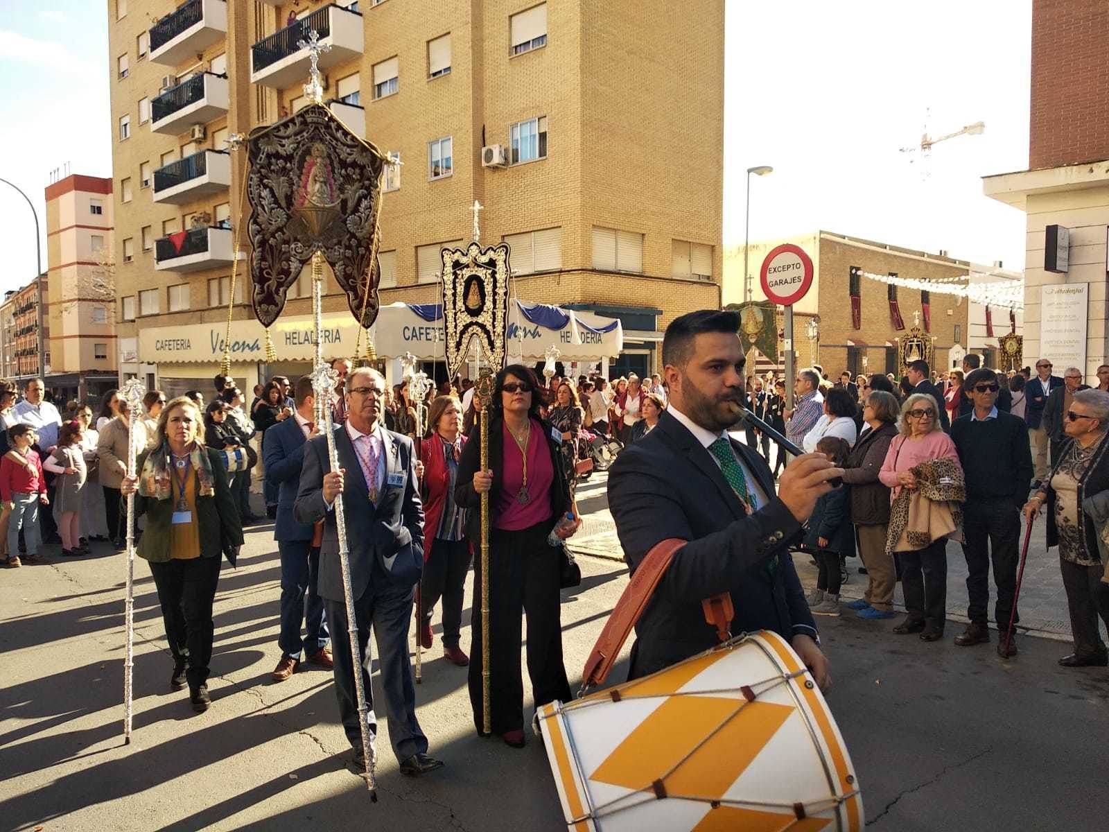 El acto central del Encuentro de Hermandades Rocieras, en imágenes