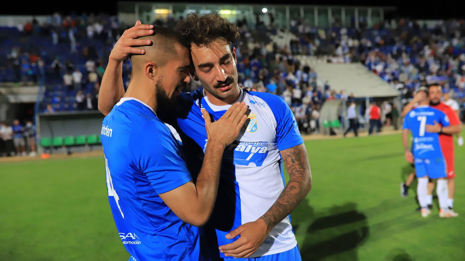 Imágenes de la semifinal por el ascenso entre el  Xerez CD - Puente Genil