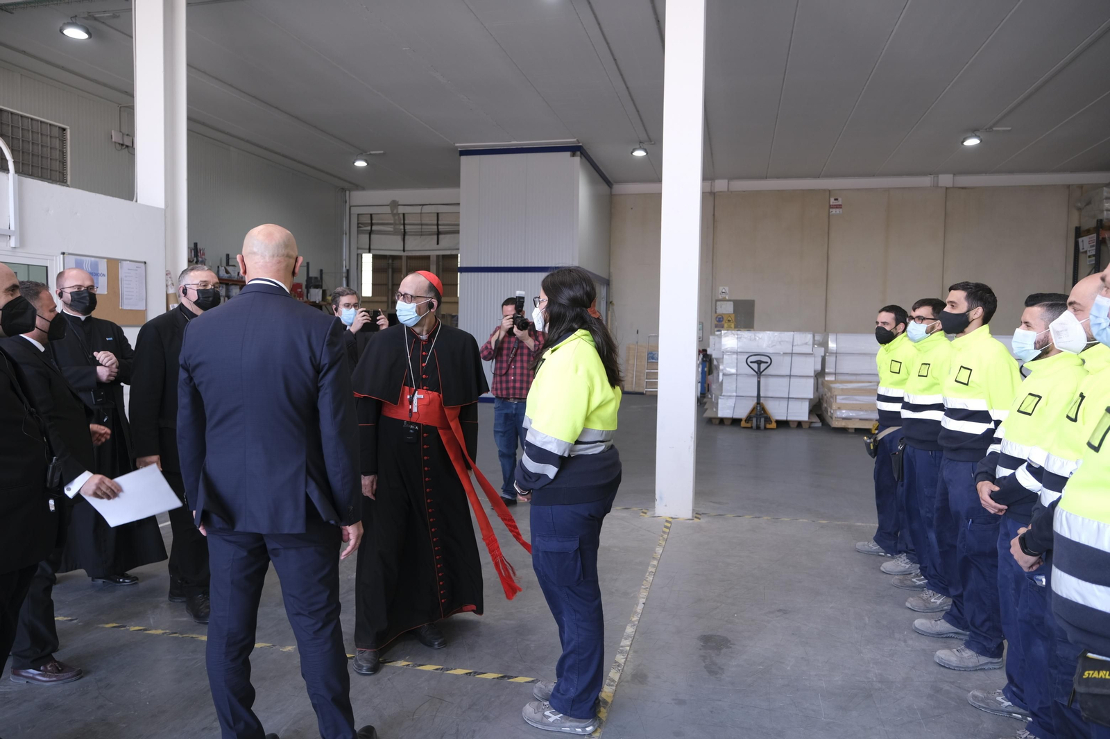 Bendición de las instalaciones de Hydrodiseño, en Huércal Overa (Almería)