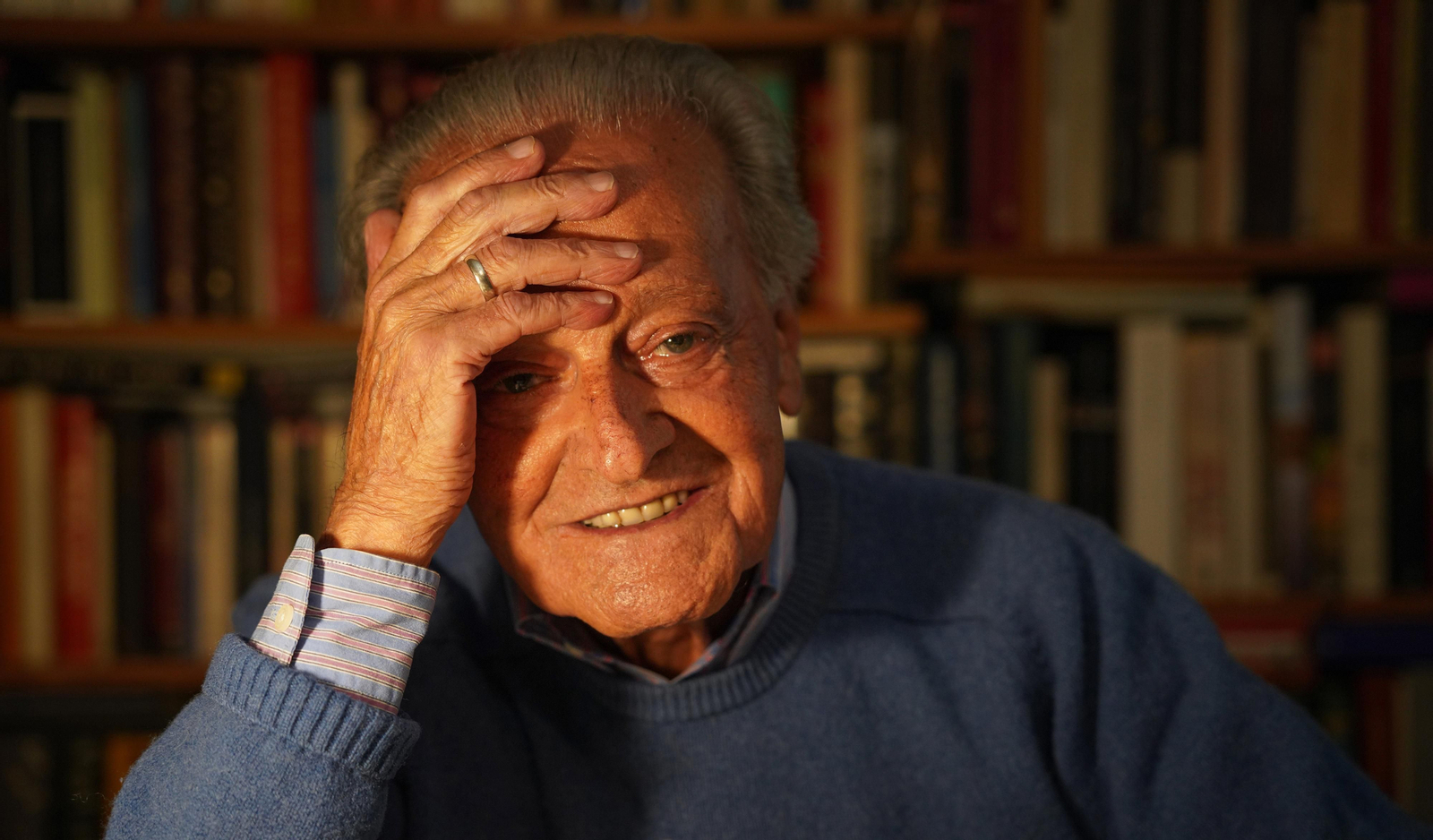 Francisco Bejarano retratado en su casa de Jerez
