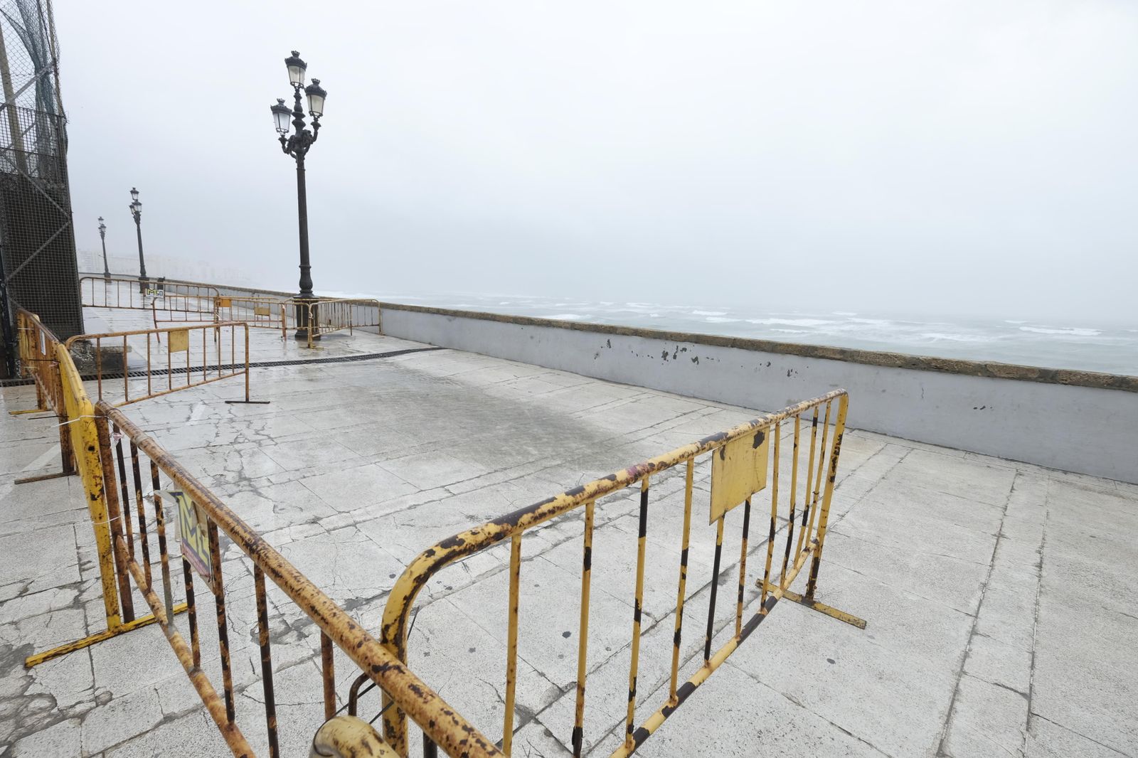 La zona del Campo del Sur que se encuentra vallada.