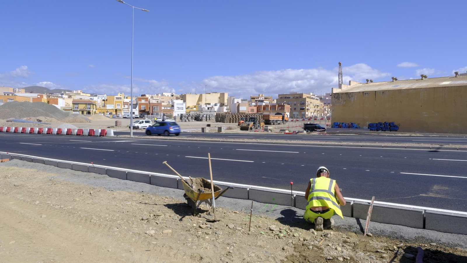 Las obras del soterramiento en Almería, en imágenes
