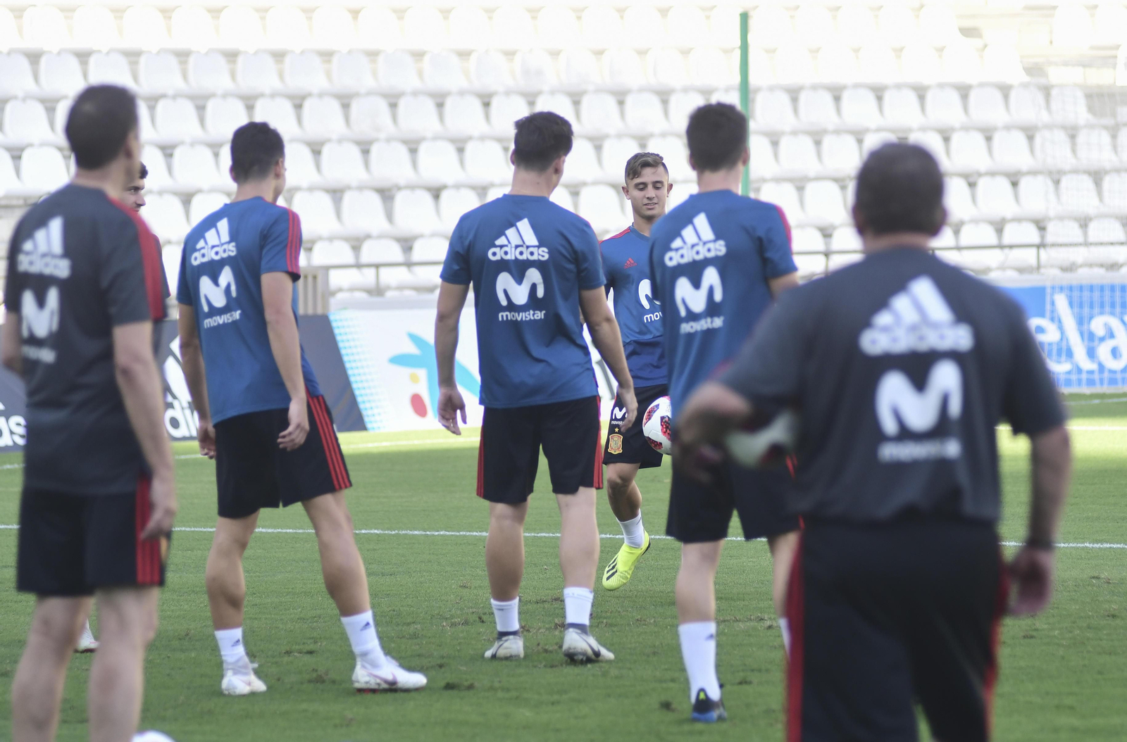 Entrenamiento de la selección sub-21 en El Arcángel