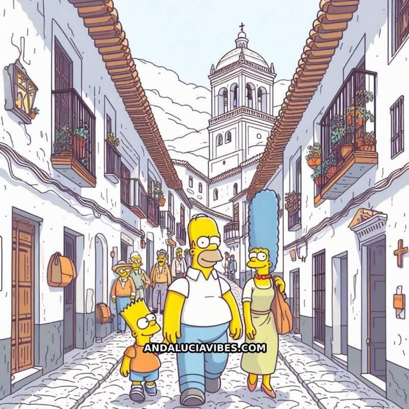 Los Simpson visitan Granada