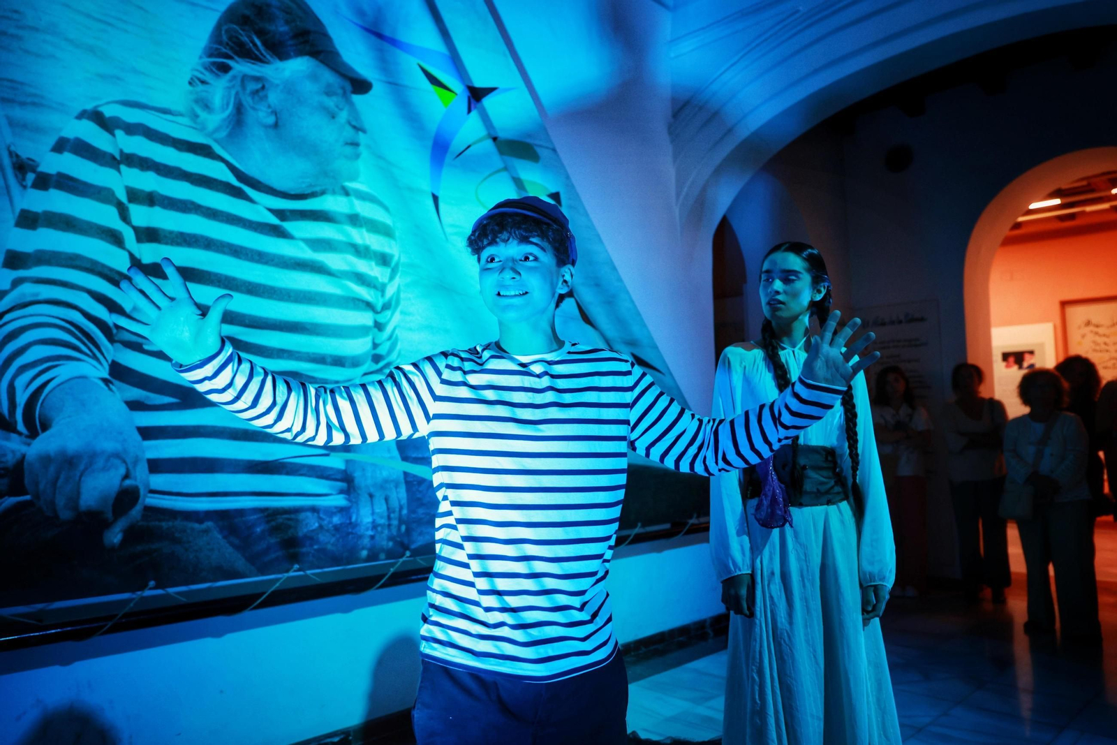 Una imagen de la obra de teatro representada el pasado viernes en la Fundación.