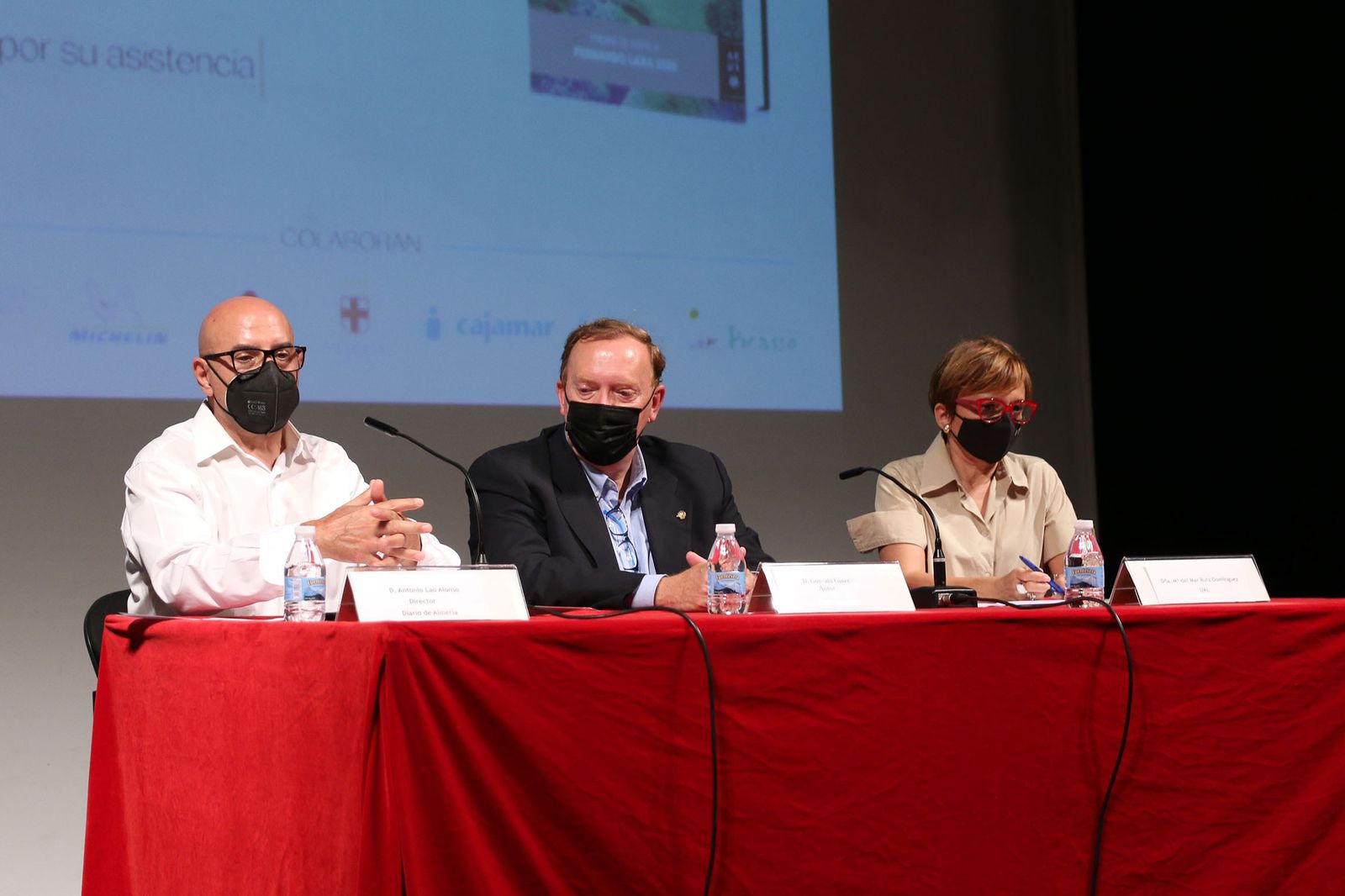 Antonio Lao, Gonzalo Giner y María del Mar Ruiz.