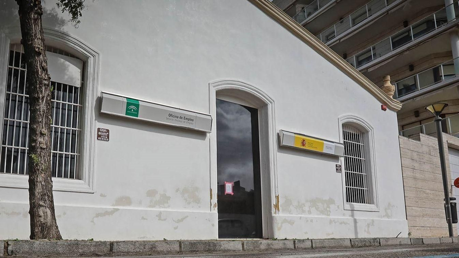 Oficina de empleo de la calle Santo Domingo en Jerez.