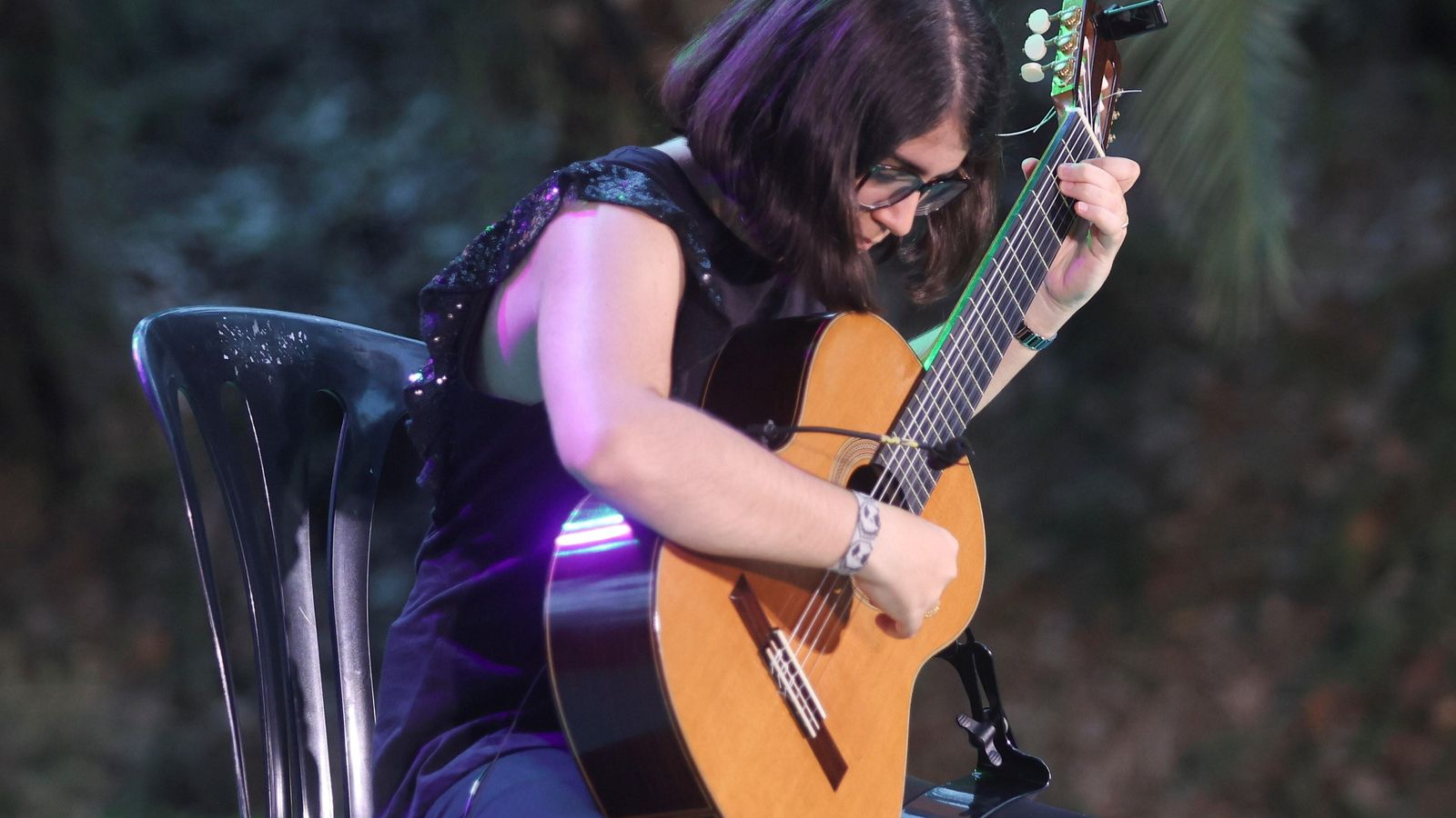 María Simón Villegas durante su concierto en los Premios de Educación 'Ciudad de Málaga' 2023.