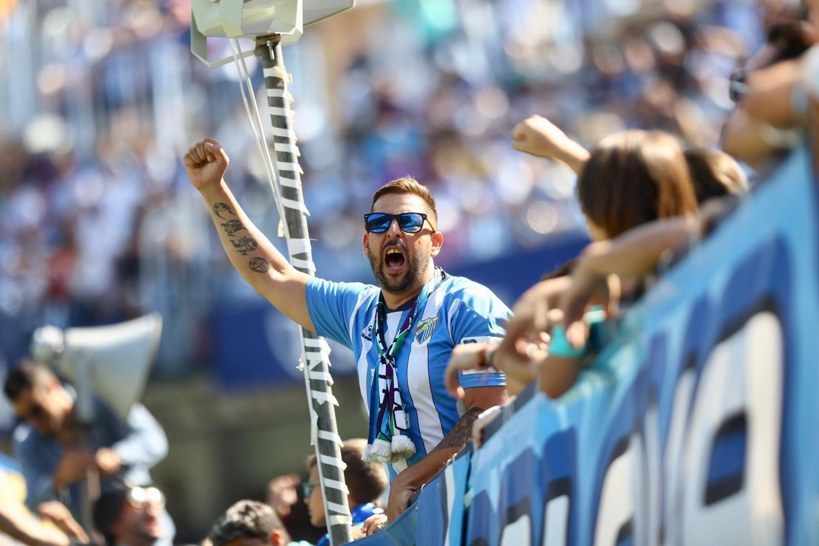 El Málaga CF-Melilla, en fotos