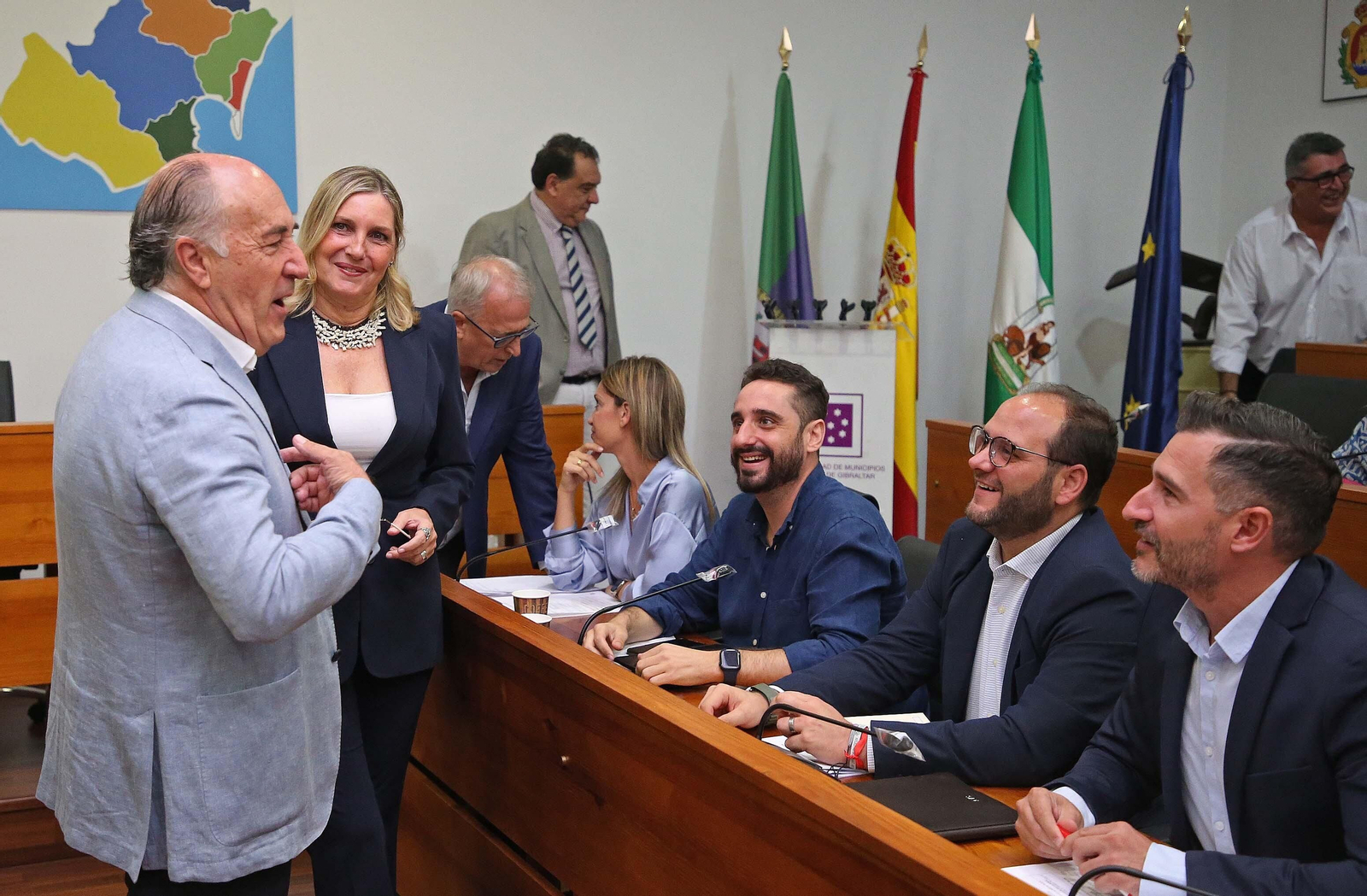El primer pleno de organización de la Mancomunidad de Municipios del Campo de Gibraltar, en imágenes