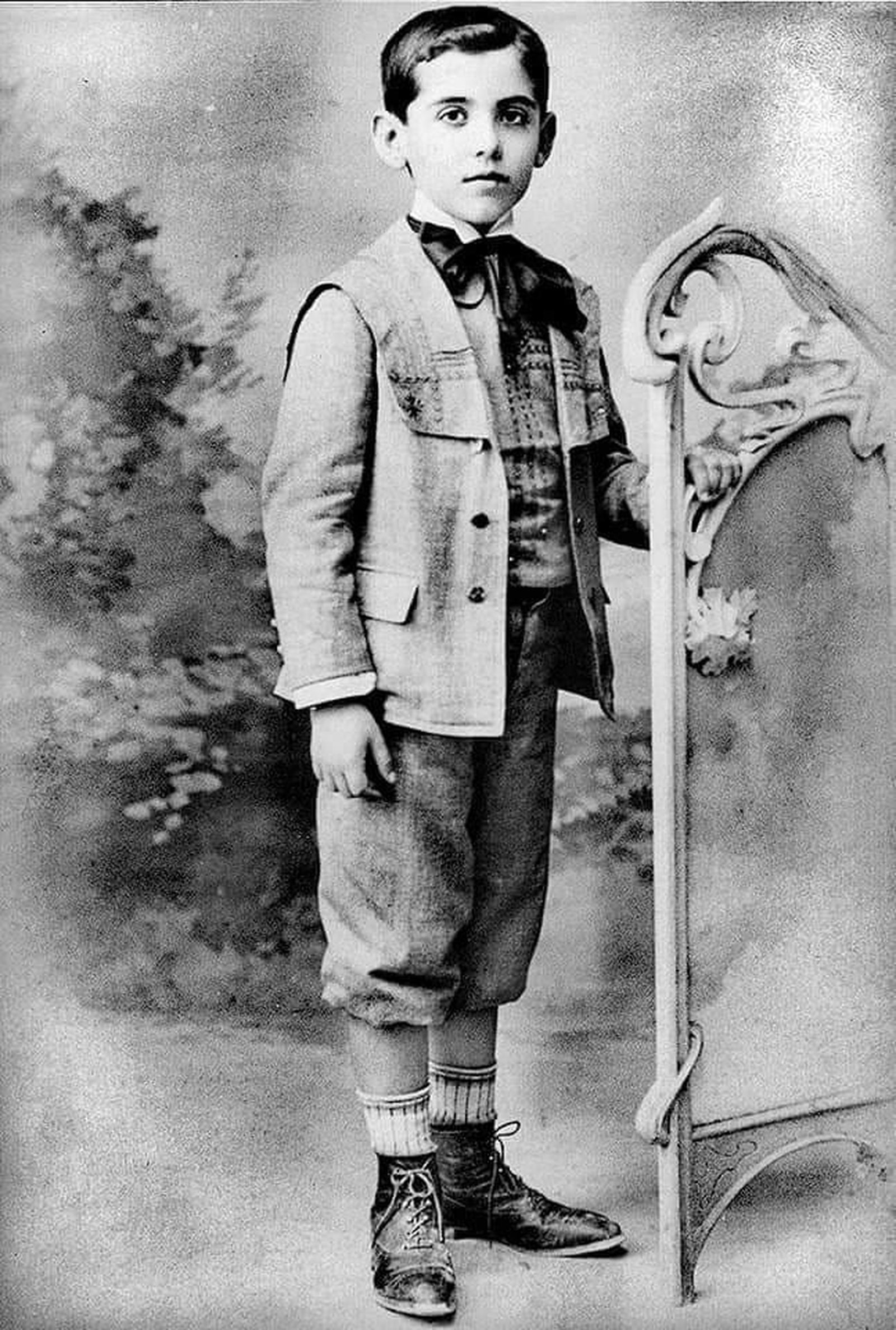 Federico García Lorca sobre el año 1909.