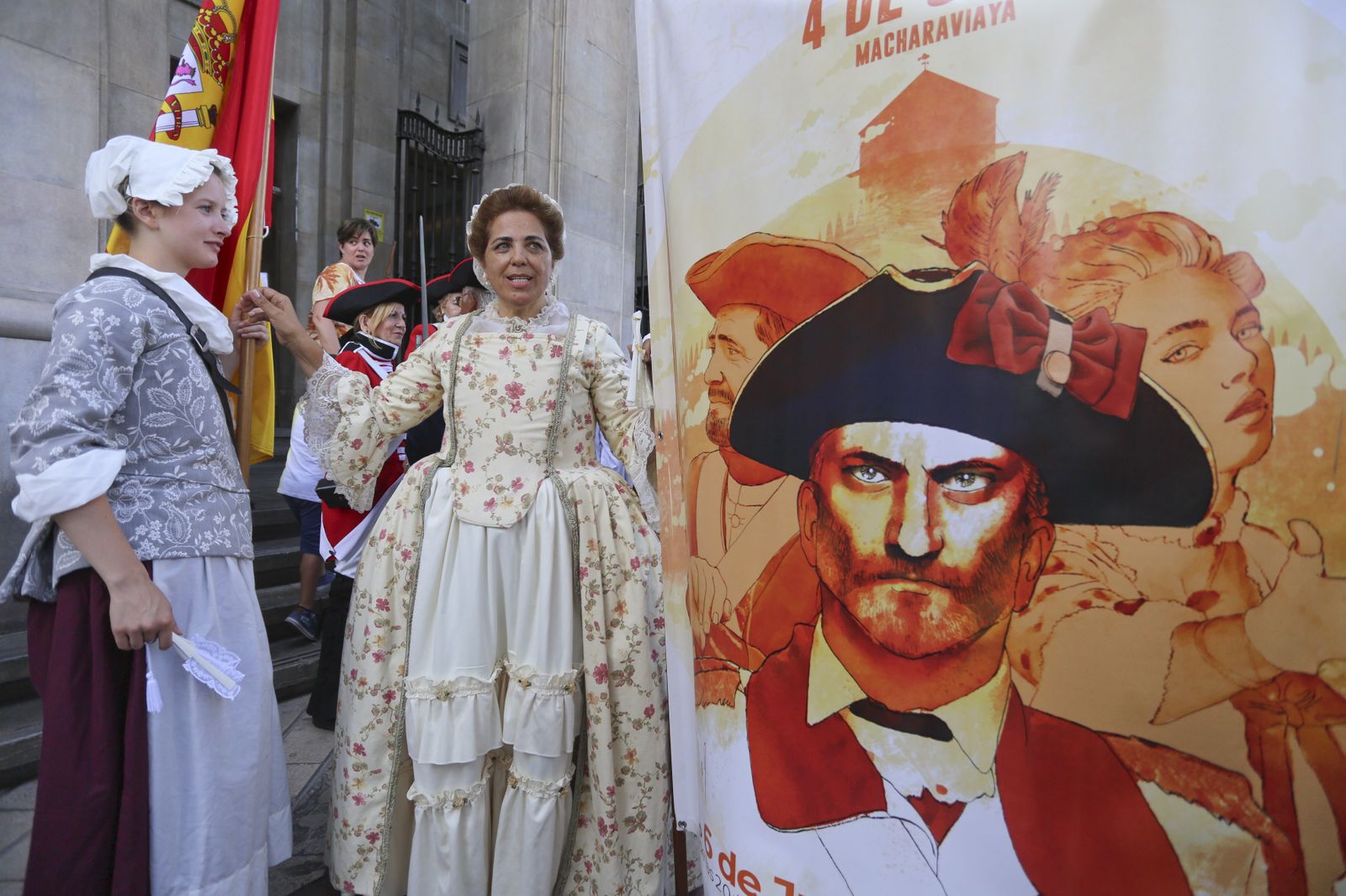Las fotos del desfile en Málaga en recuerdo a Bernardo de Gálvez