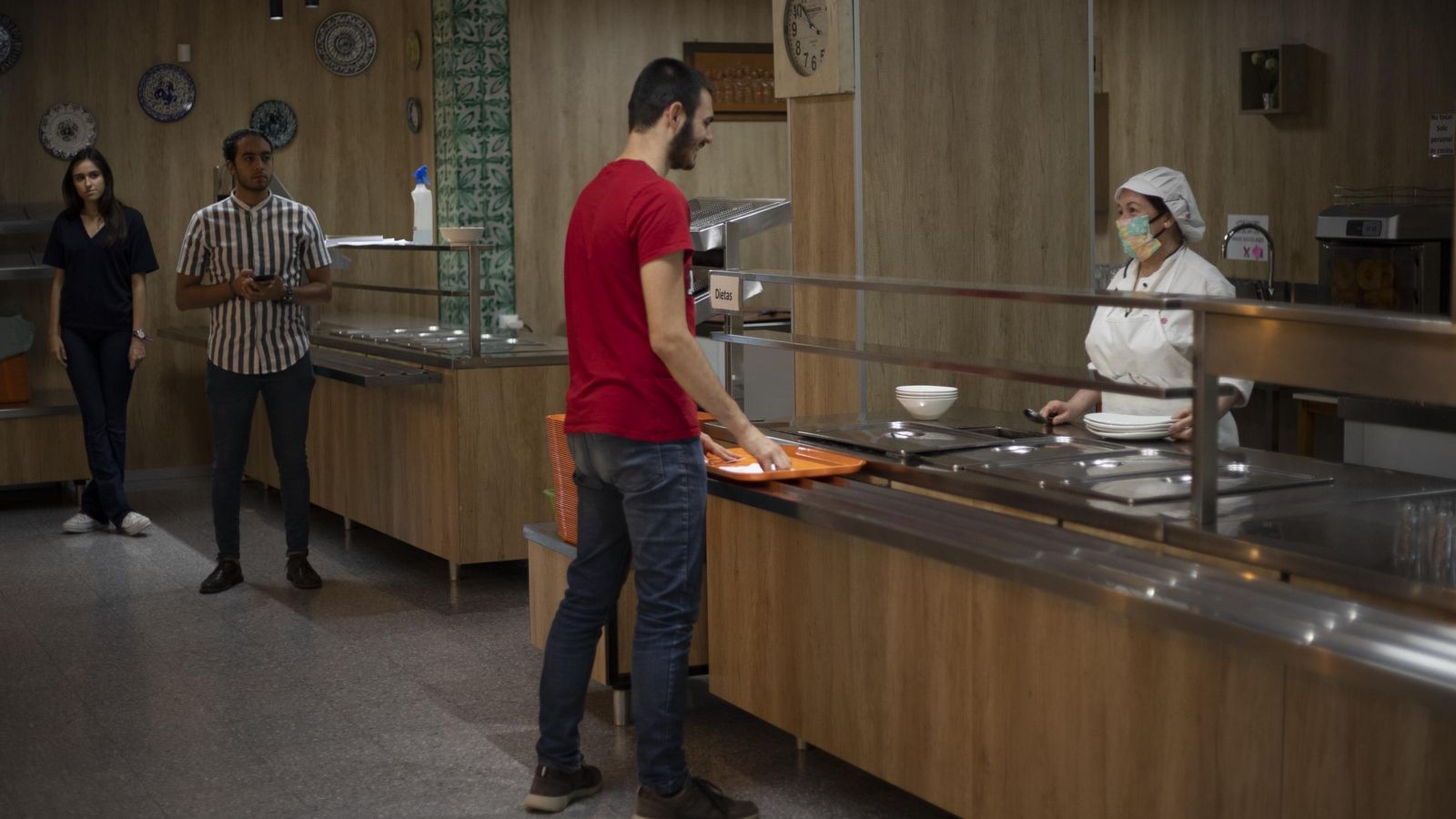 En el comedor del Jesús-María.