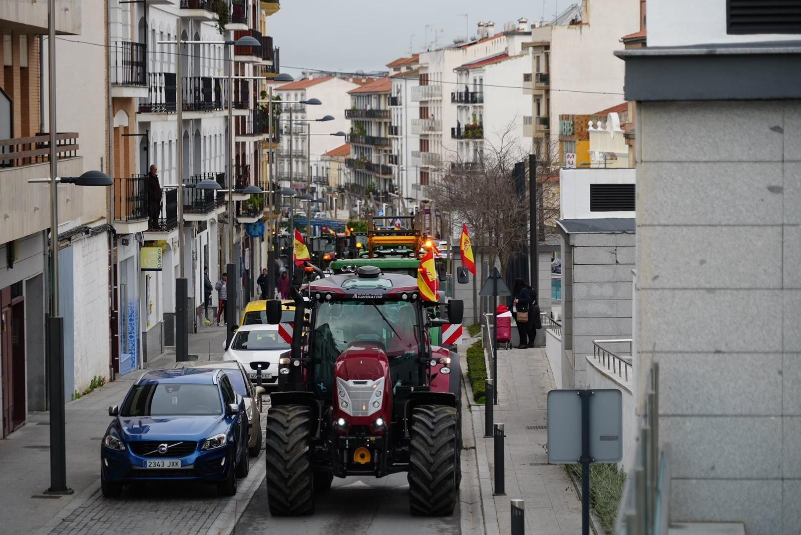 Las protestas de los agricultores en la provincia de Córdoba, en imágenes