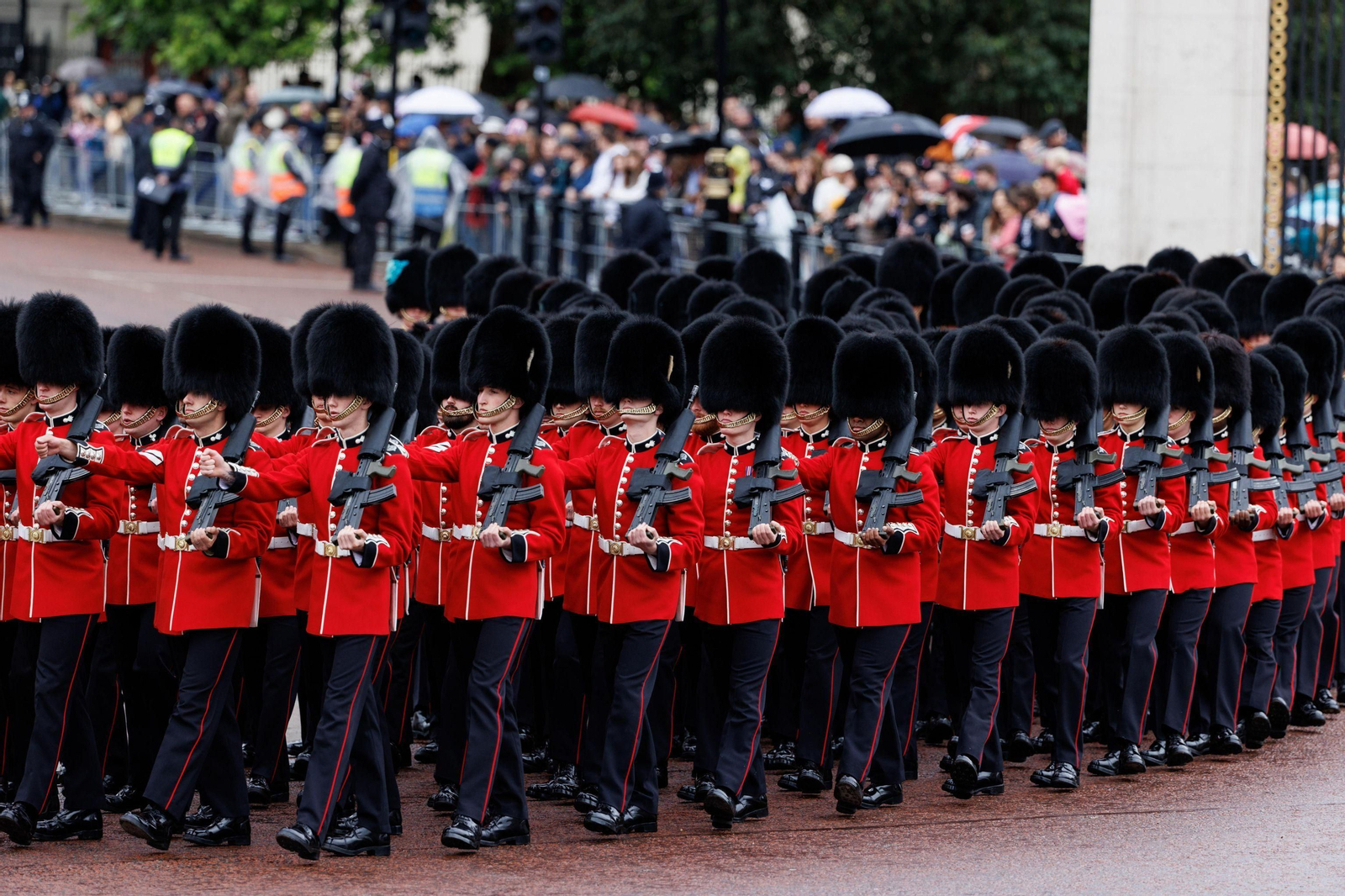 La Guardia Galesa en el desfile Trooping The Colours