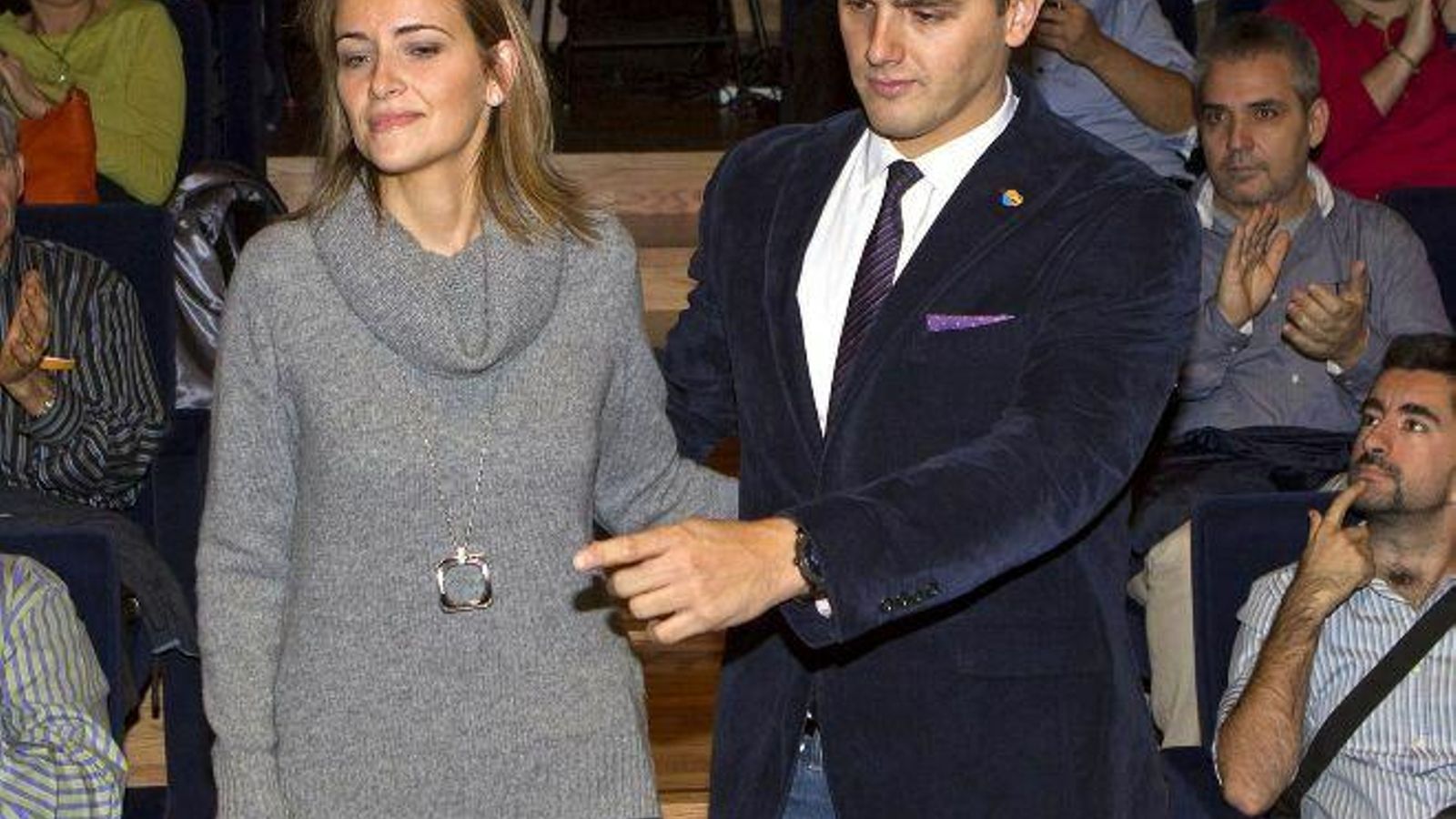 Rivera con Mariona Soperas, madre de su hija de ocho años.