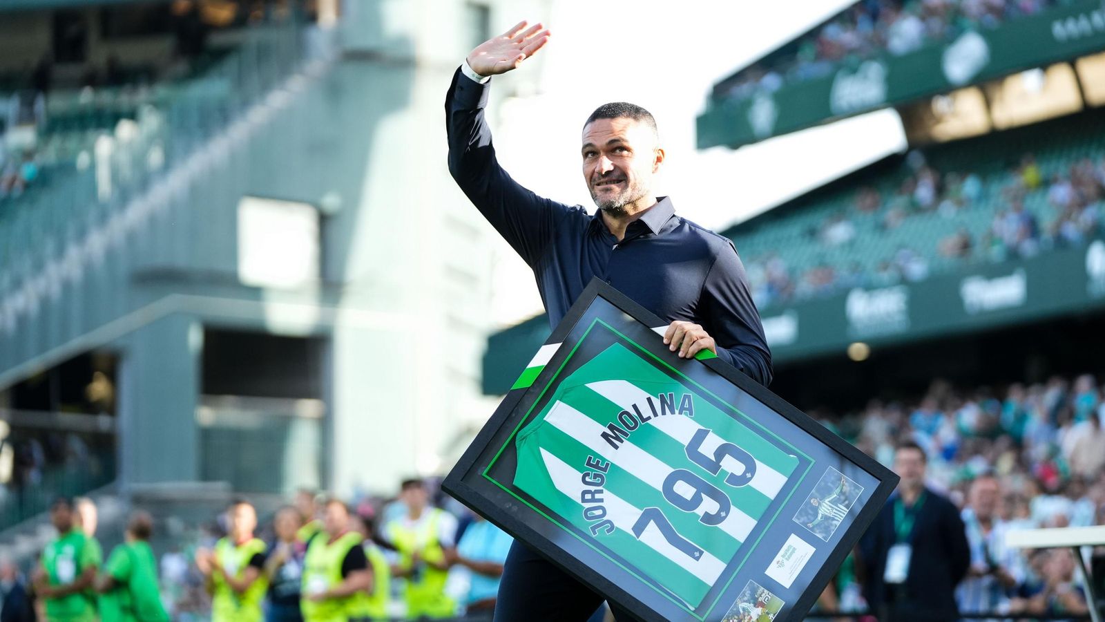 Jorge Molina recoge esta temporada un reconocimiento del Betis