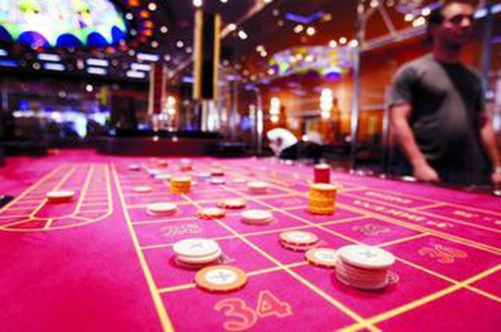 Una mesa de juego en un casino de la Costa del Sol.