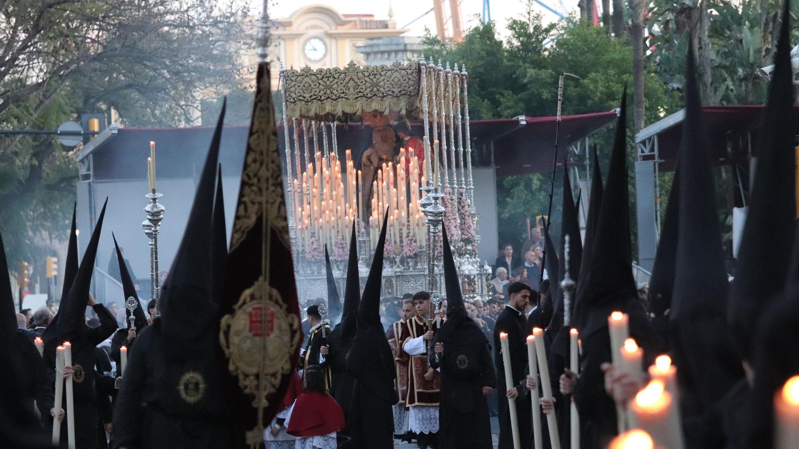 La procesión del Monte Calvario en Málaga.