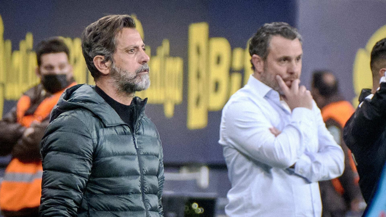 Partido de fútbol entre el Cádiz CF y el Getafe CF.