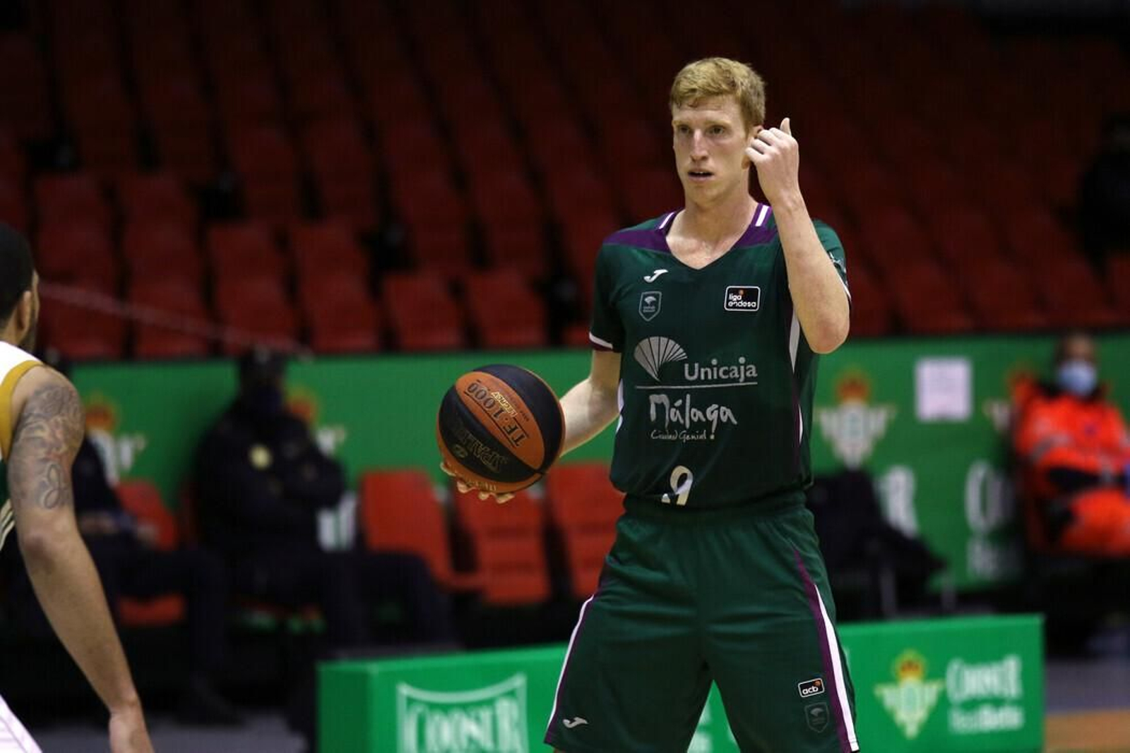 Alberto Díaz, durante un partido.