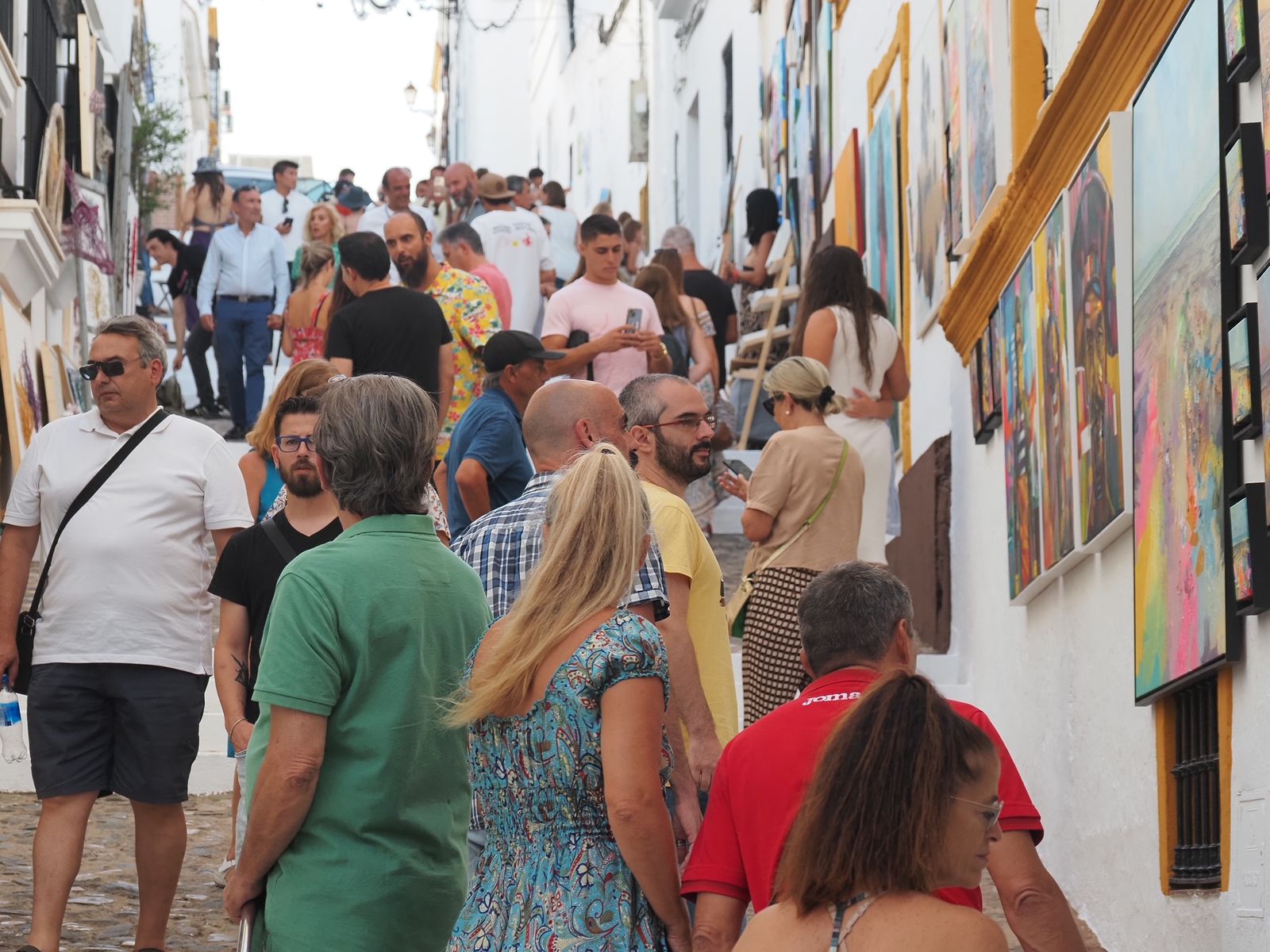 'Un paseo por el arte' en Ayamonte: las mejores imágenes