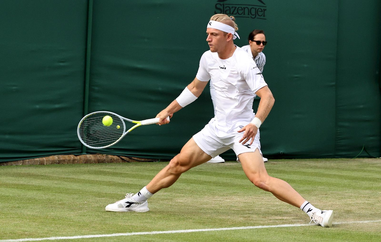 Alejandro Davidovich, en Wimbledon.