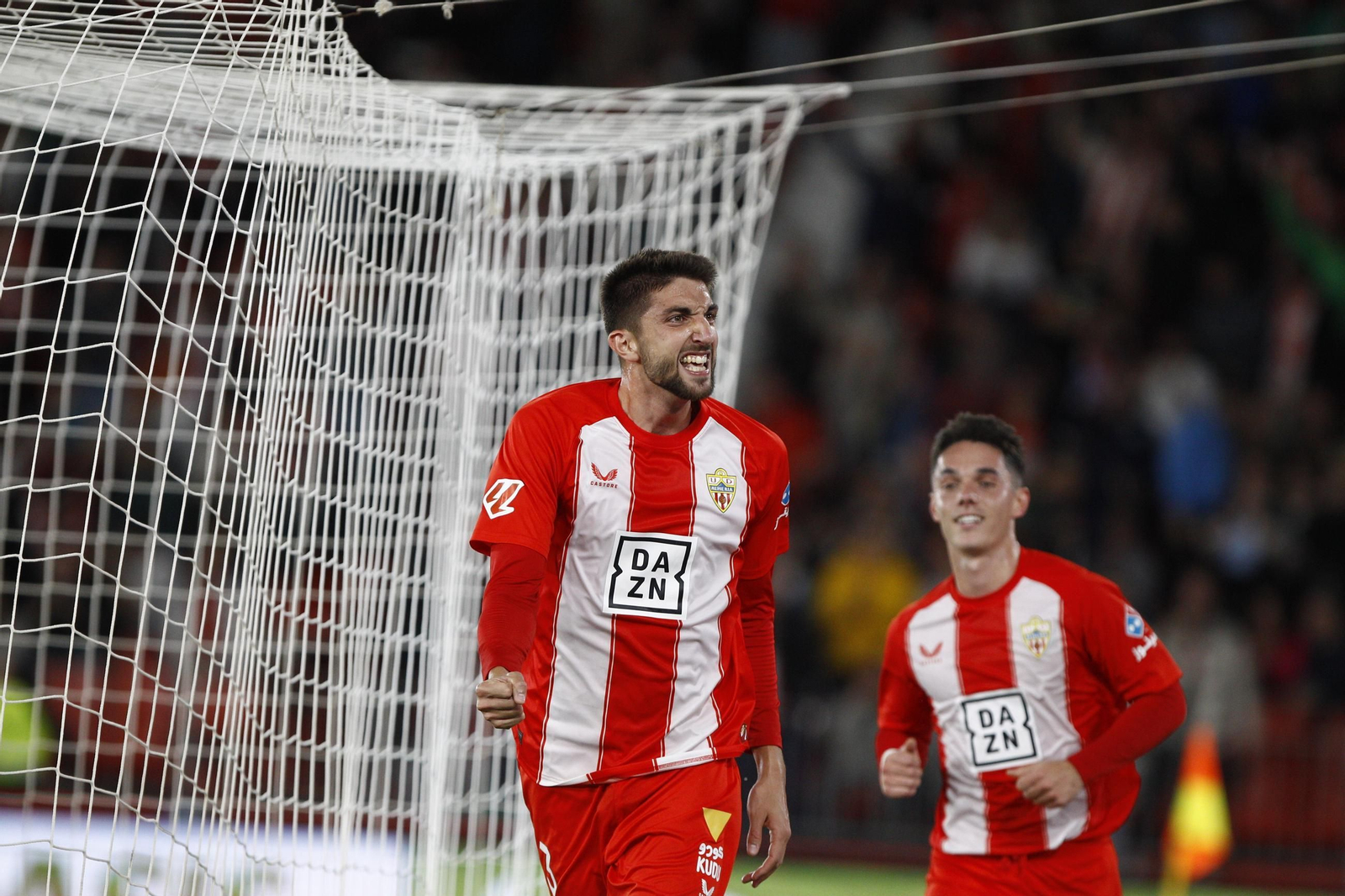 El partido U.D. Almería-Deportivo de La Coruña, en imágenes