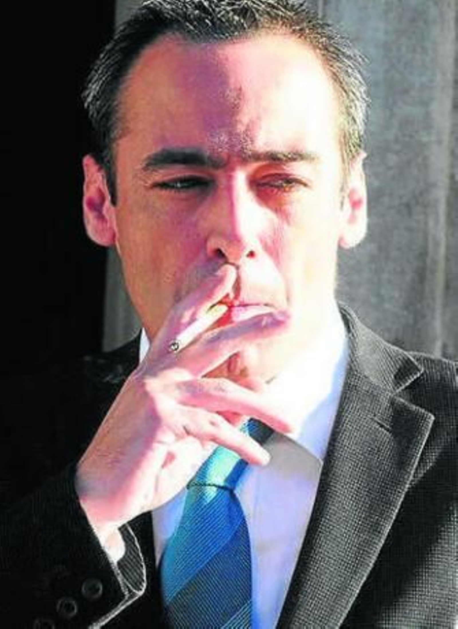 El juez De Urquía, ayer.