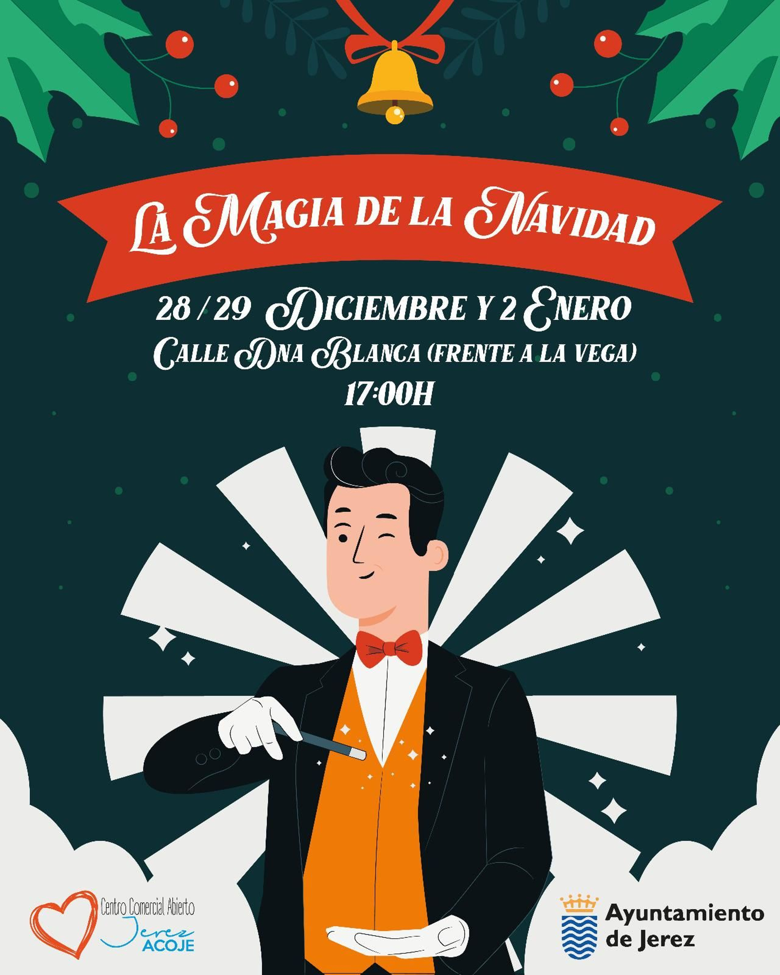 El mago Magic Sank traerá la magia de la Navidad al centro de Jerez