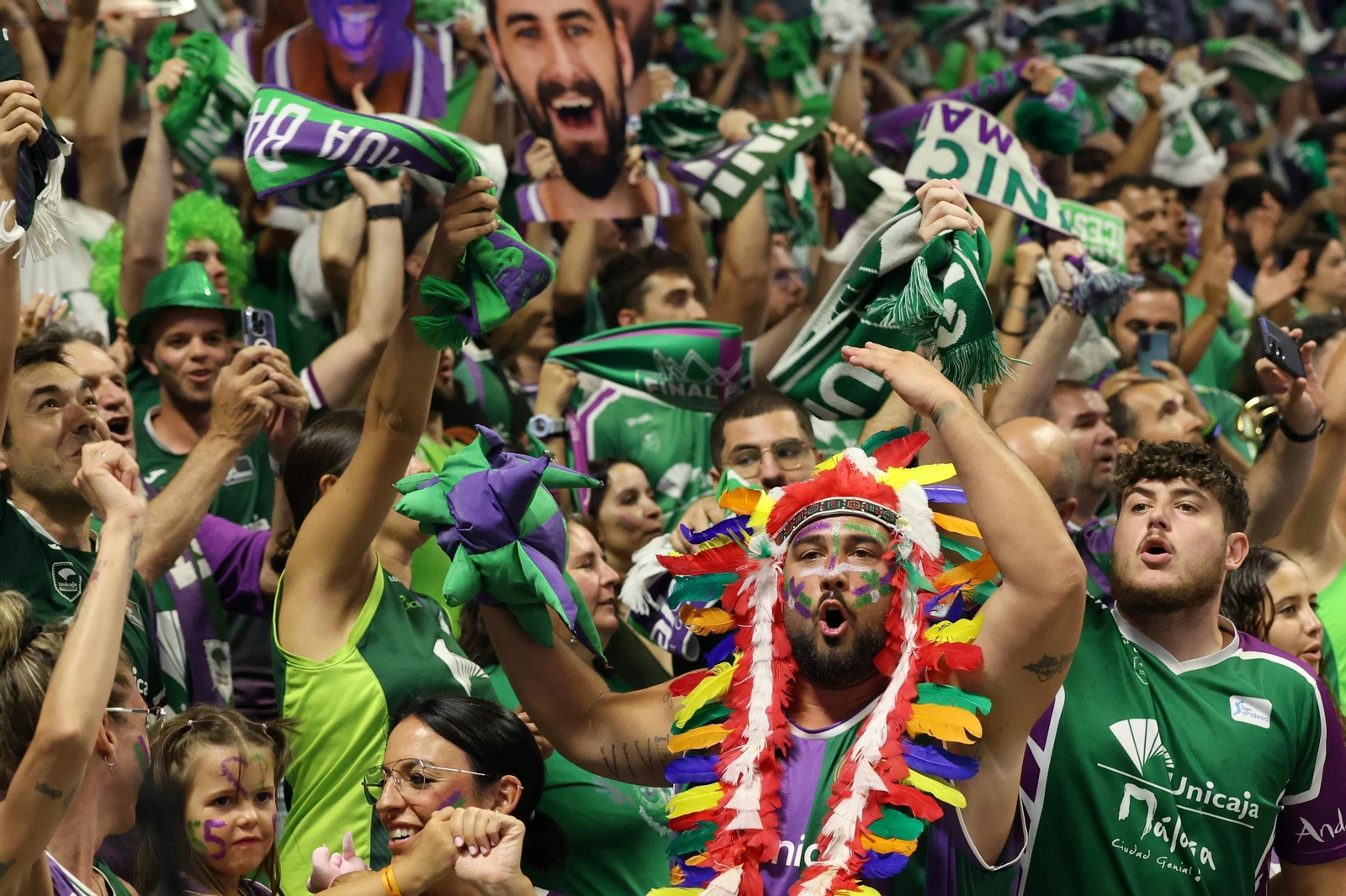 Las fotos del Unicaja-Real Madrid (4º partido semifinal ACB)