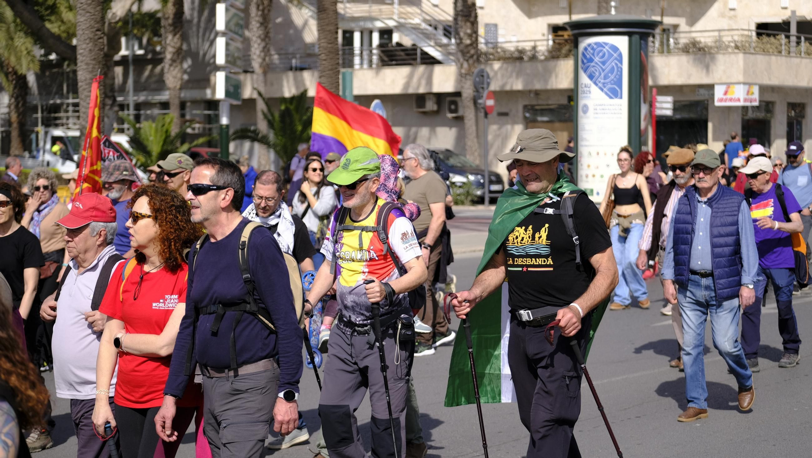 La Marcha de la Desbandá, en imágenes